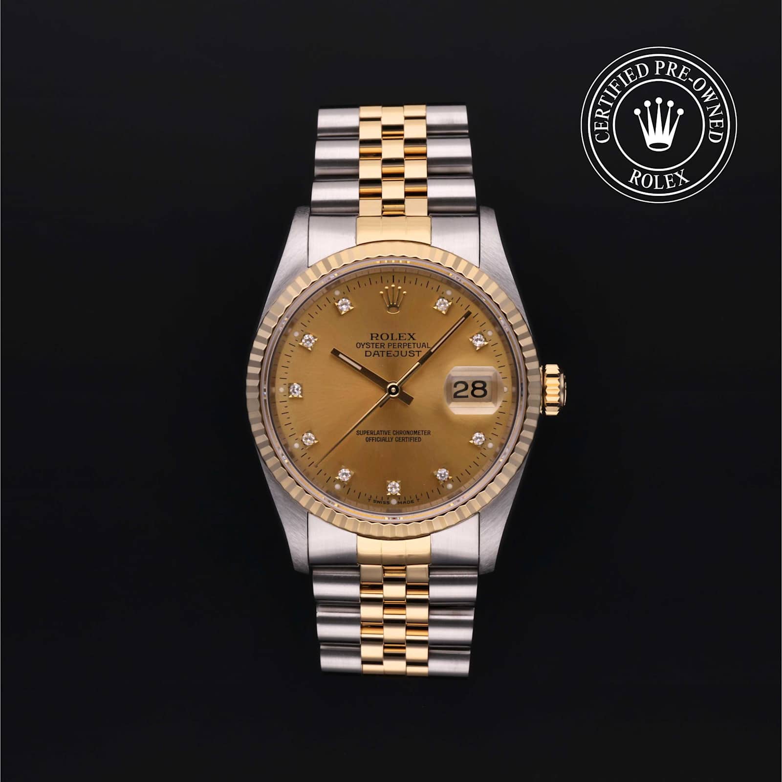 Rolex Datejust in Bicolour, 16233 - Bucherer