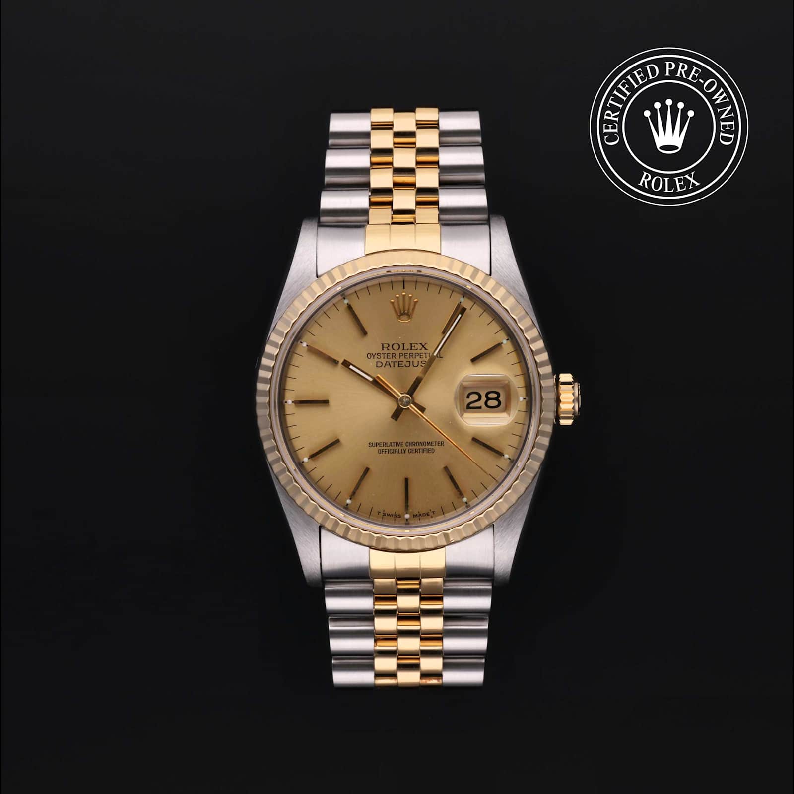 Rolex Datejust in Bicolour, 16233 - Bucherer