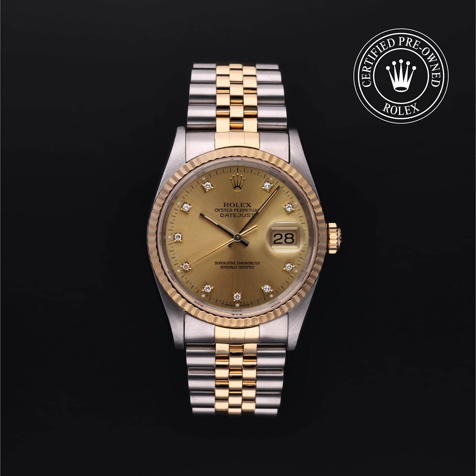 Rolex Datejust in Bicolour, 16233 - Bucherer