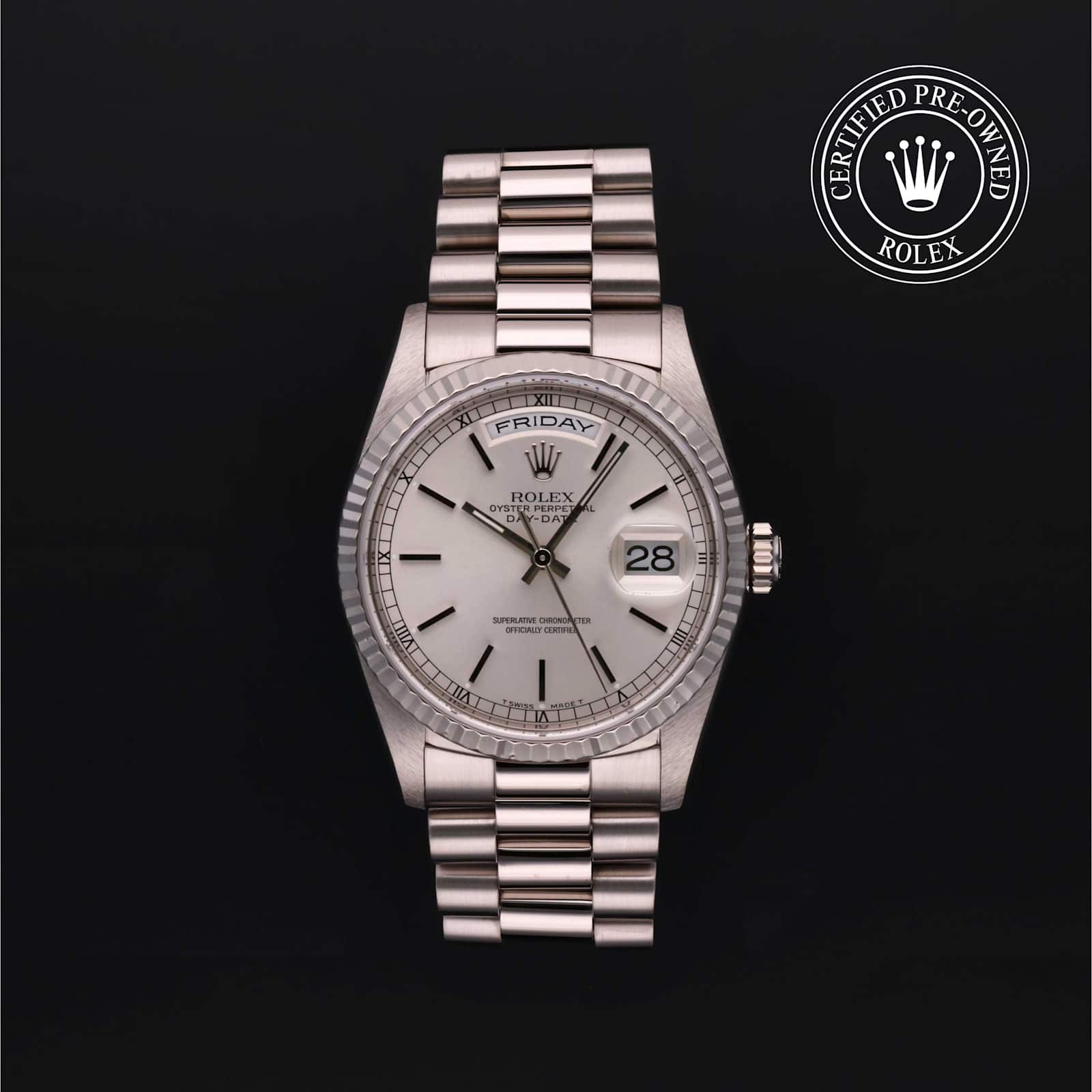 Rolex Day-Date in White Gold, 18239 - Bucherer