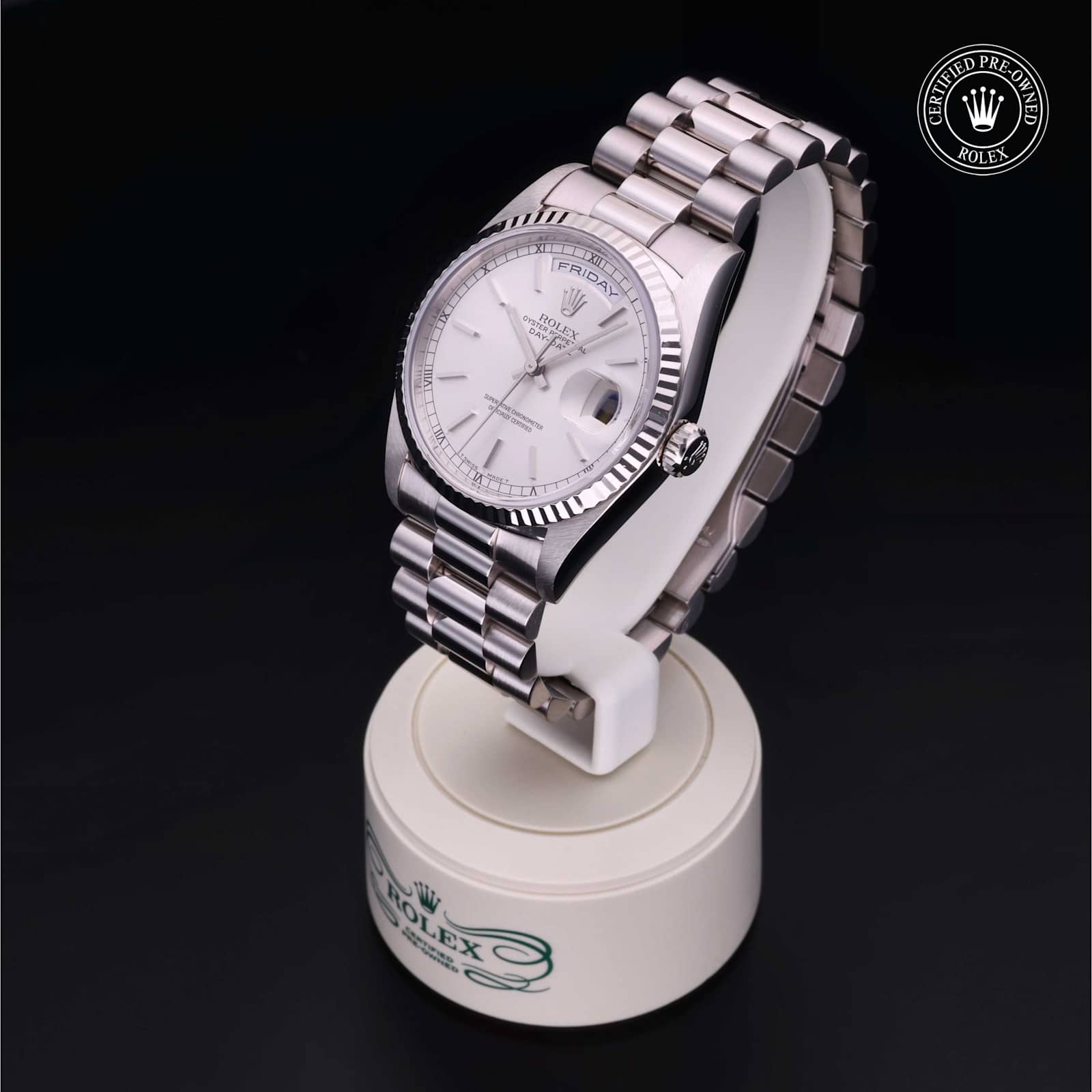 Rolex Day-Date in White Gold, 18239 - Bucherer