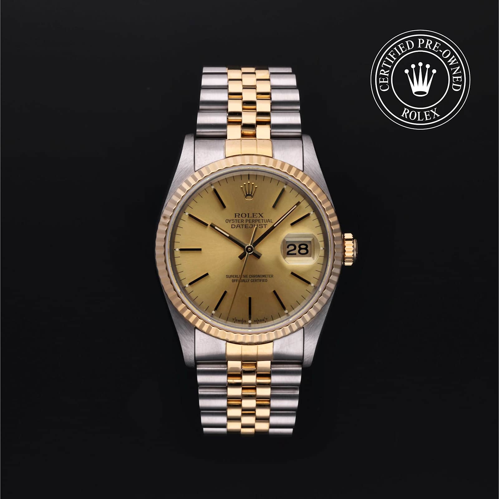 Rolex Datejust in Bicolour, 16233 - Bucherer