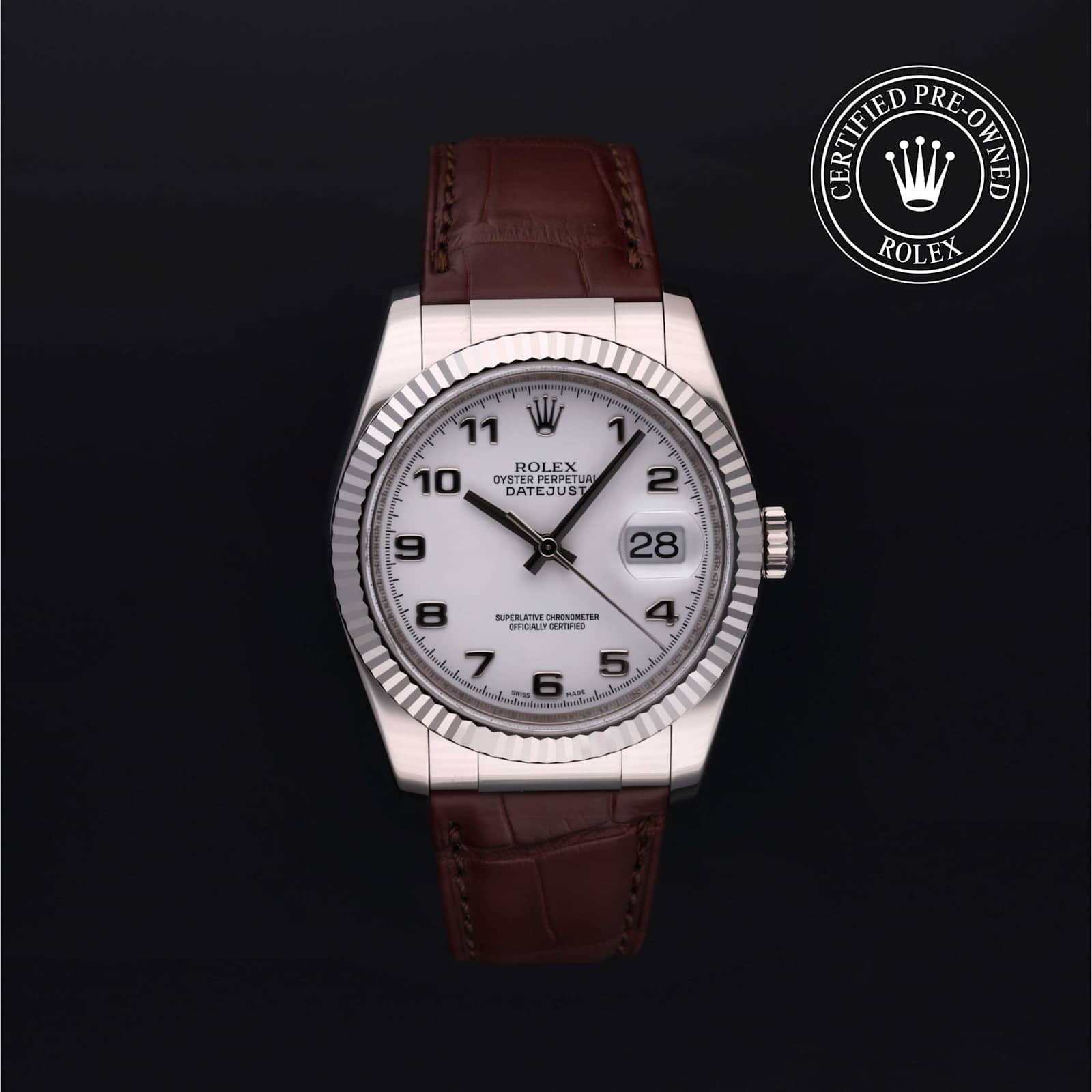 Rolex Datejust en Or Blanc, 116139 - Bucherer