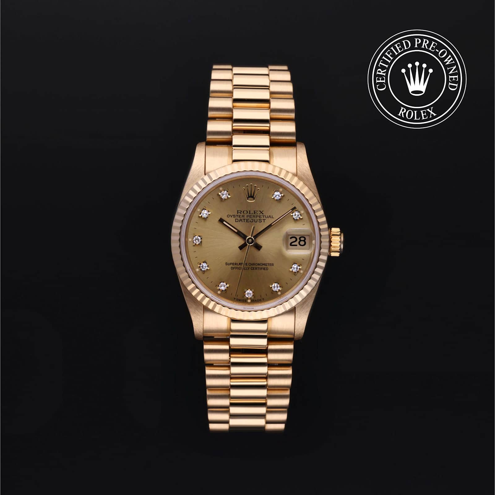 Rolex Datejust en Or Jaune, 68278 - Bucherer