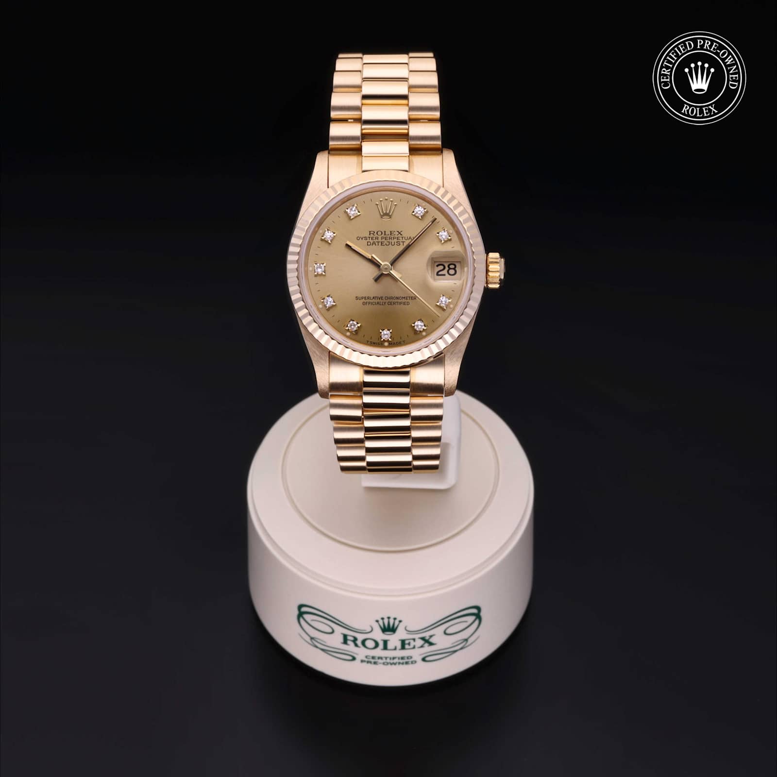 Rolex Datejust en Or Jaune, 68278 - Bucherer
