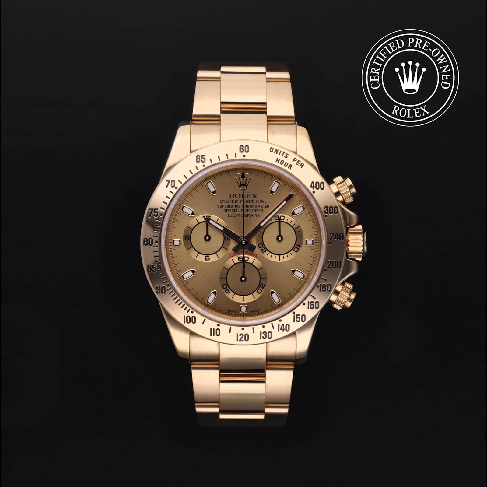 Rolex Cosmograph Daytona in Yellow Gold, 116528 - Bucherer