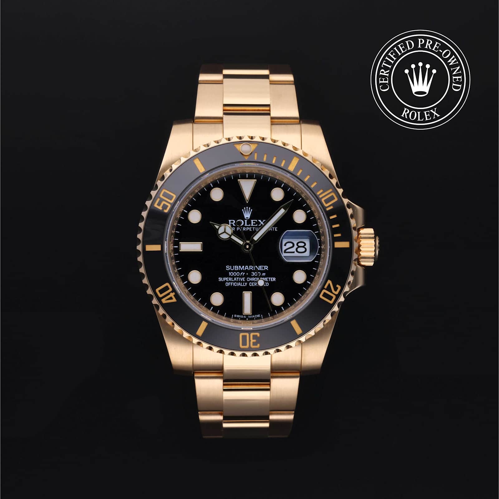 Rolex Submariner Date in Yellow Gold, 116618 - Bucherer