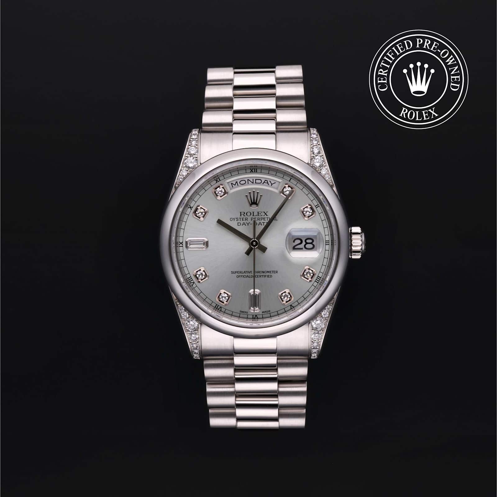 Rolex Day-Date in Platinum, 118296 - Bucherer