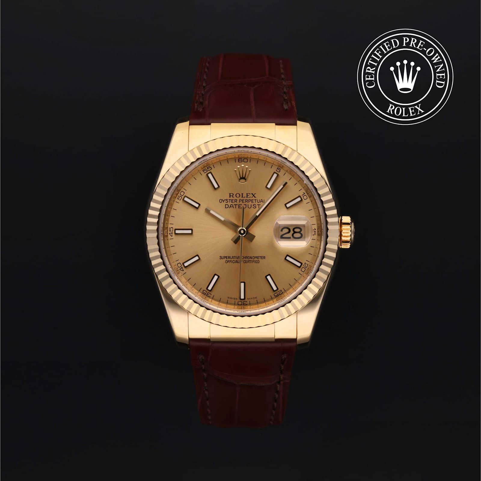Rolex Datejust en Or Jaune, 116138 - Bucherer