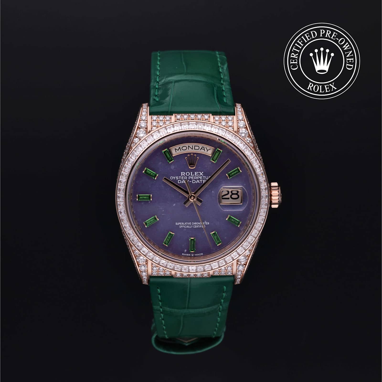Rolex Day-Date en Or Rose, 128455TBR - Bucherer