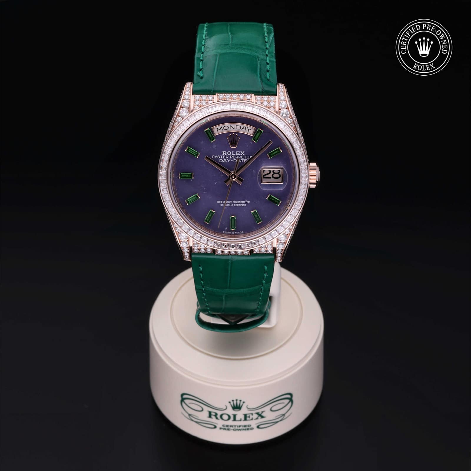 Rolex Day-Date en Or Rose, 128455TBR - Bucherer