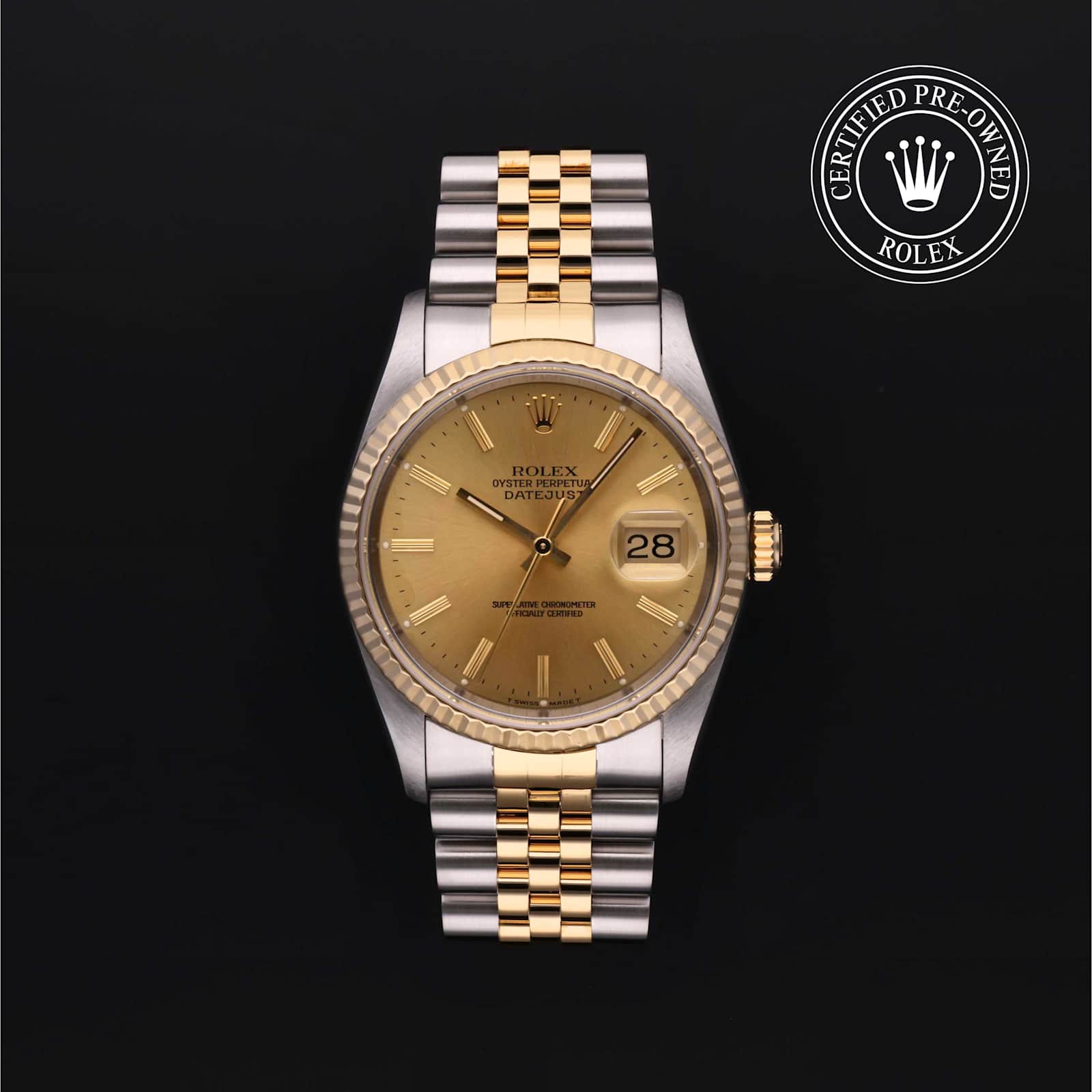 Rolex Datejust in Bicolour, 16233 - Bucherer