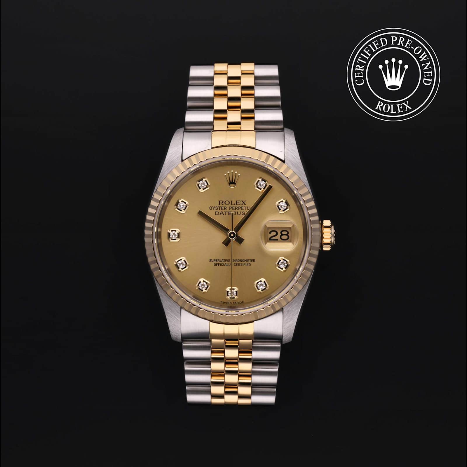 Rolex Datejust in Bicolour, 16233 - Bucherer