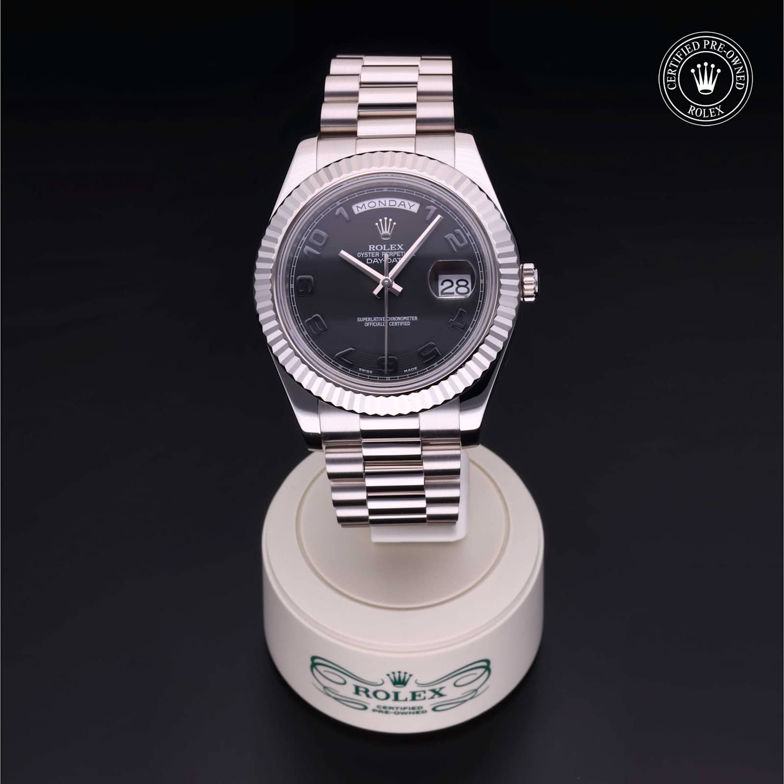 Rolex Day-Date in White Gold, 218239 - Bucherer