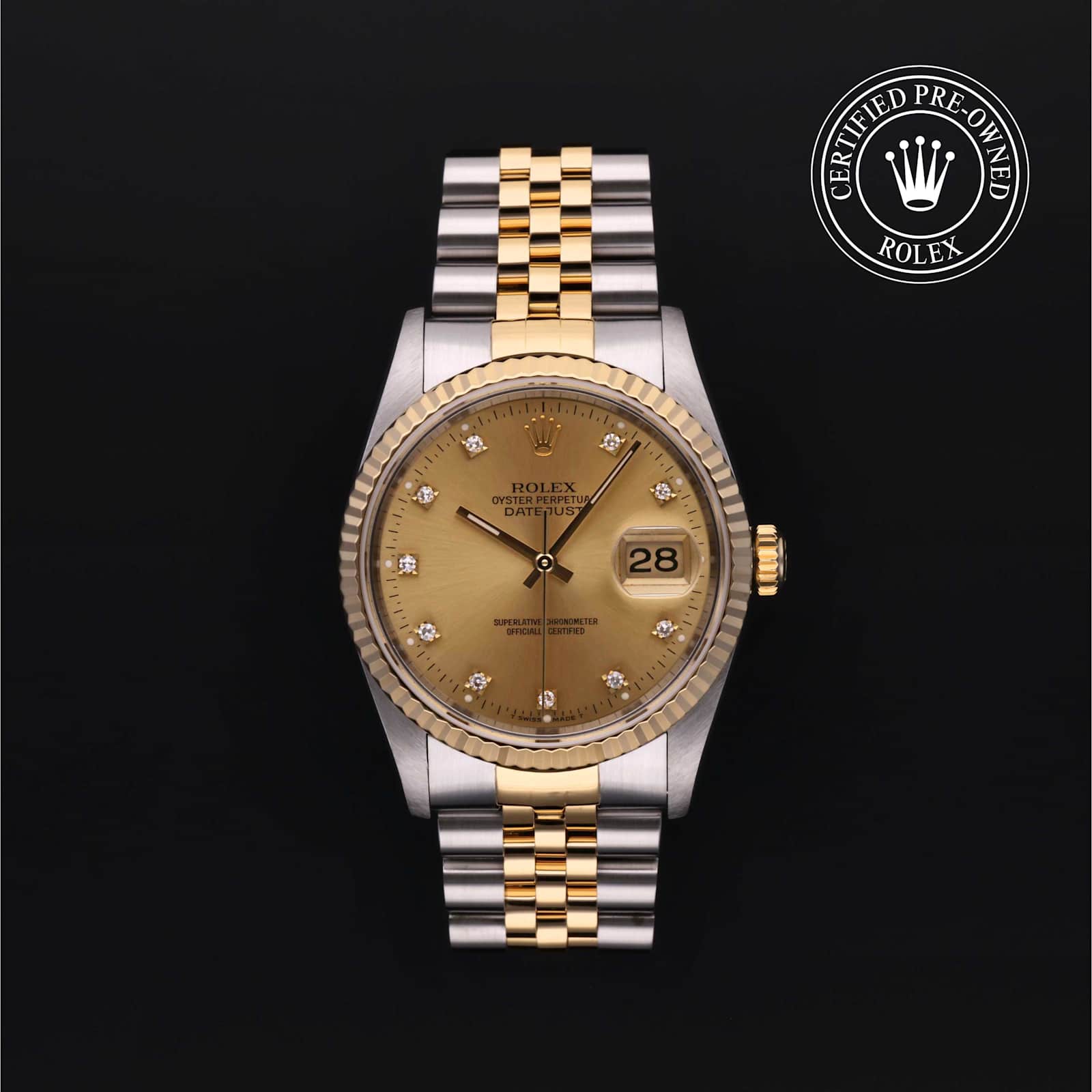Rolex Datejust in Bicolour, 16233 - Bucherer