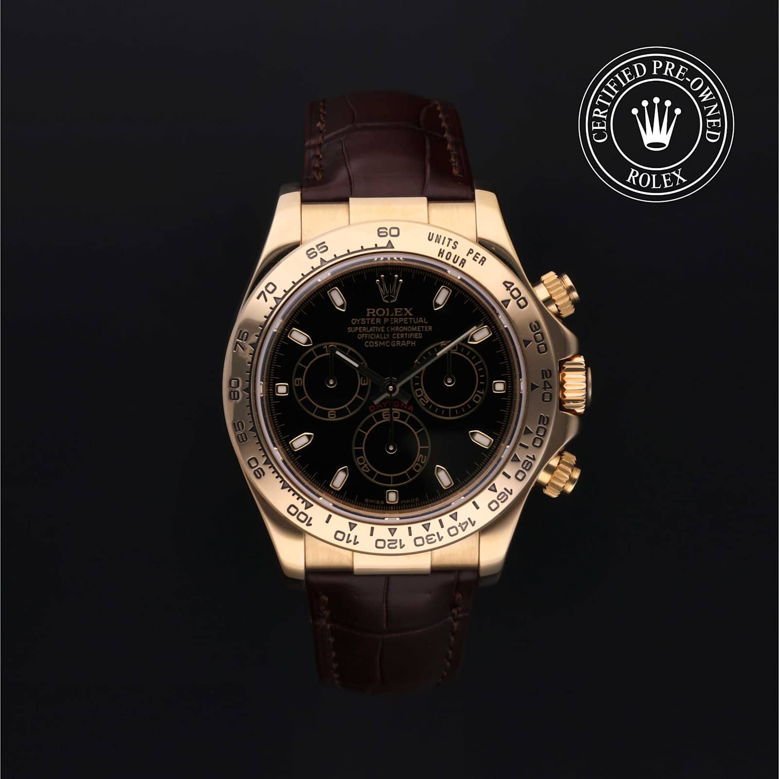 Rolex Cosmograph Daytona in Yellow Gold, 116518 - Bucherer