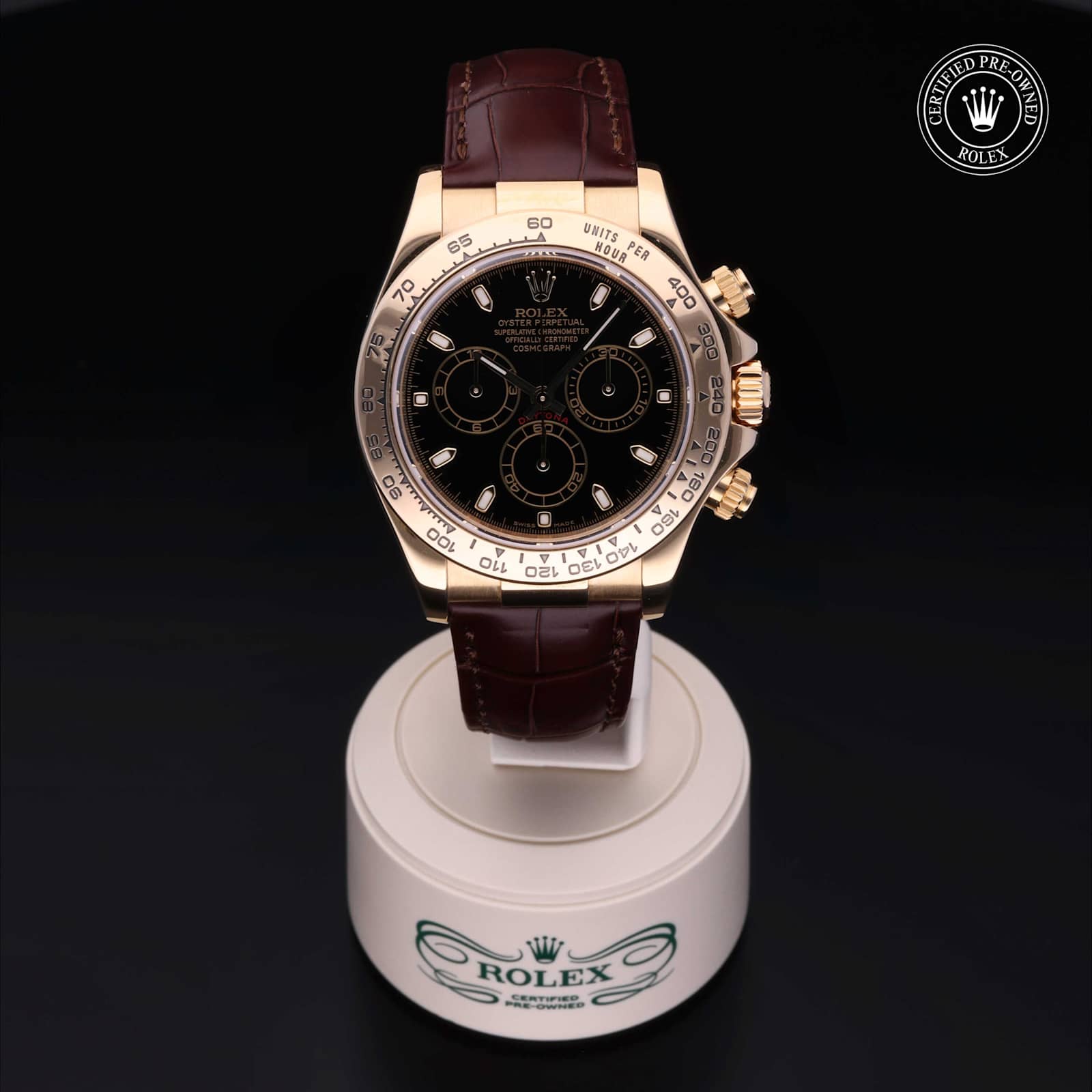 Rolex Cosmograph Daytona in Yellow Gold, 116518 - Bucherer