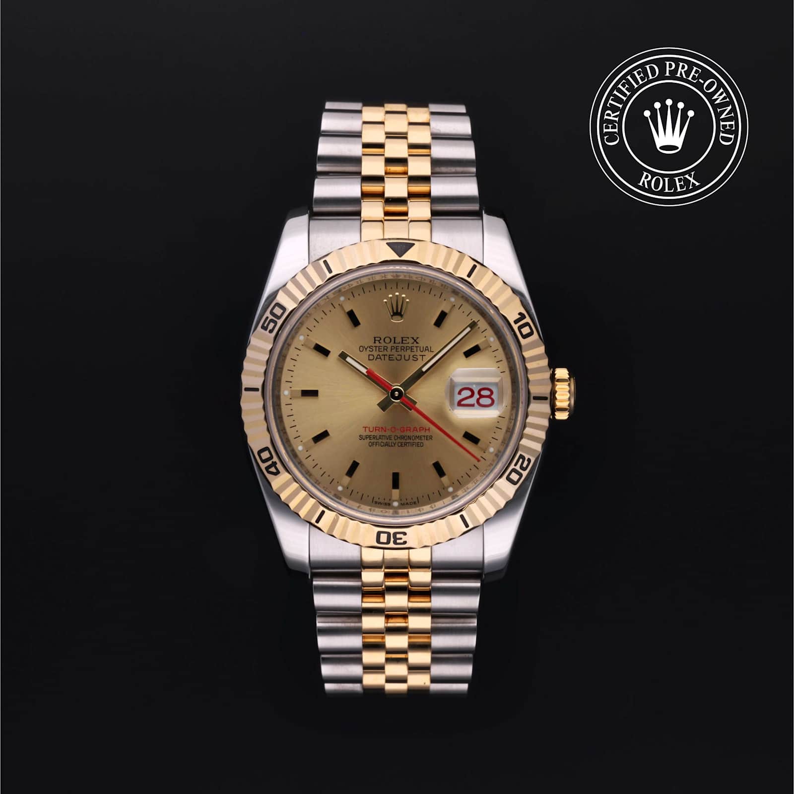 Rolex Turn-O-Graph in Bicolour, 116263 - Bucherer