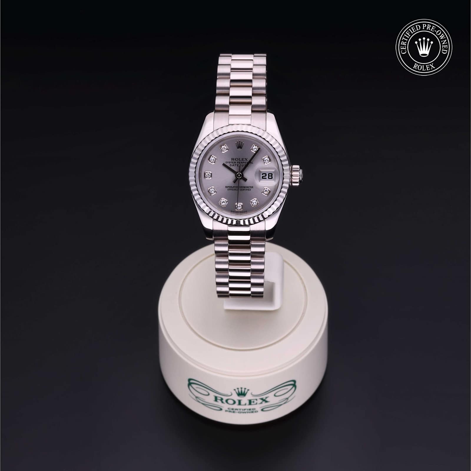 Rolex Datejust en Or Blanc, 179179 - Bucherer