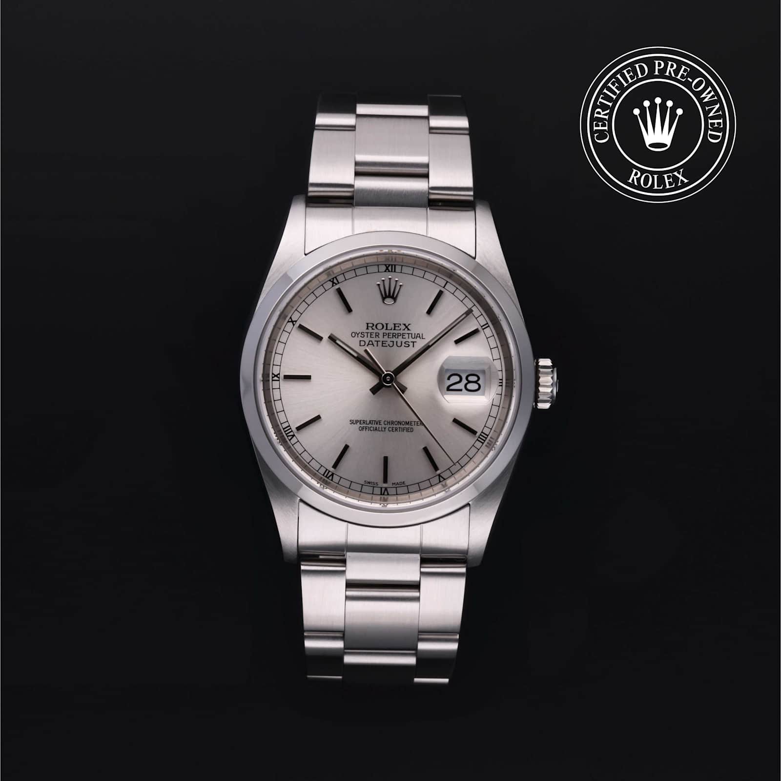 Rolex Datejust in Steel, 16200 - Bucherer