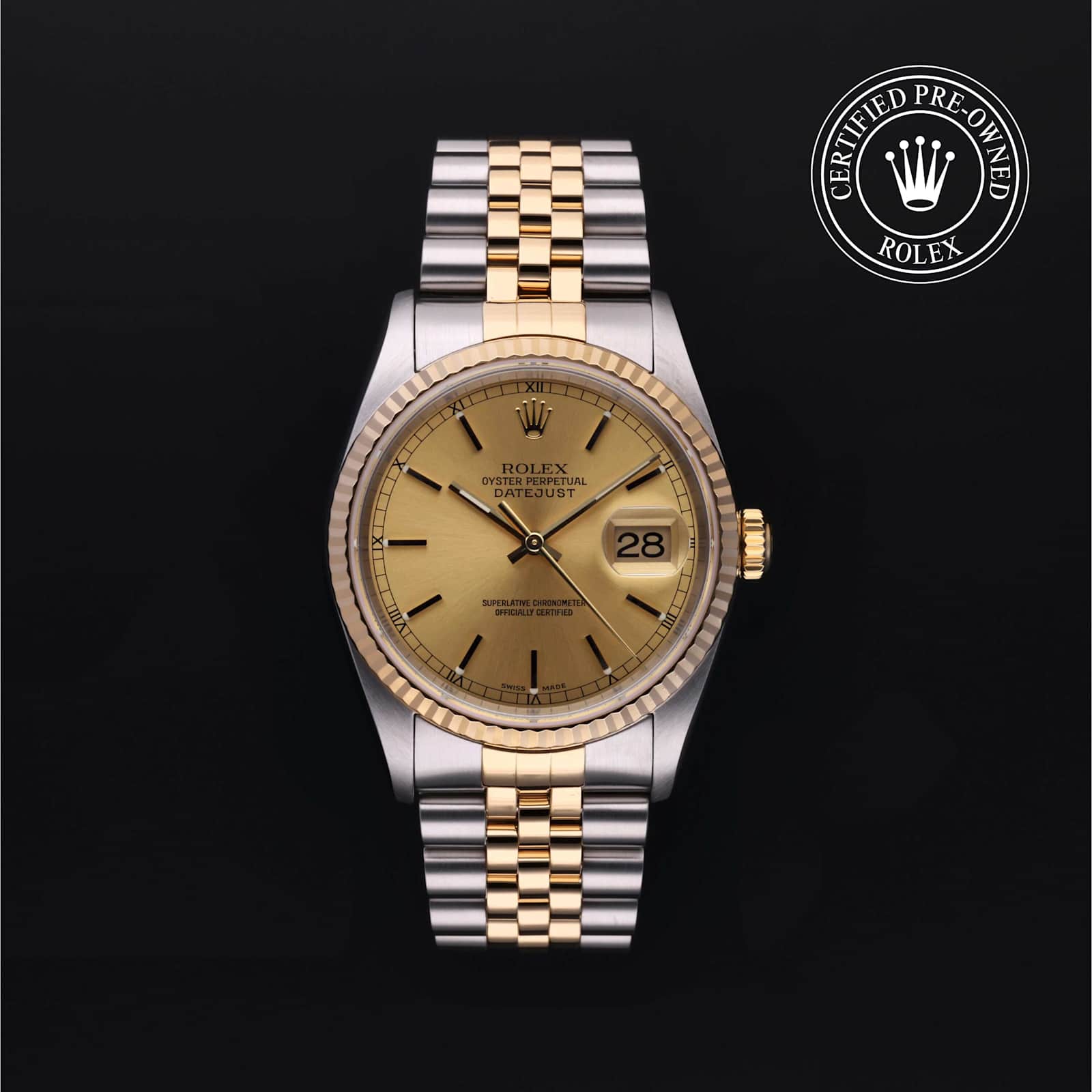 Rolex Datejust in Bicolour, 16233 - Bucherer