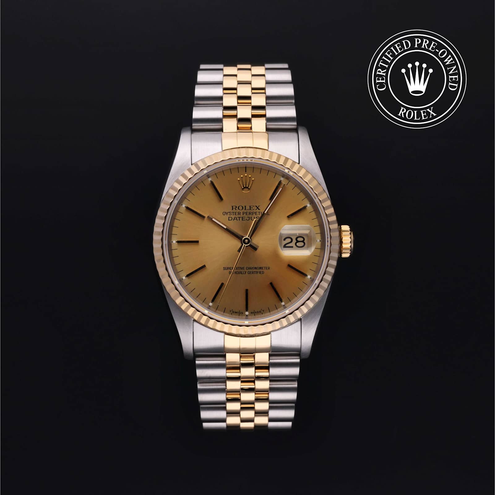 Rolex Datejust in Bicolour, 16233 - Bucherer