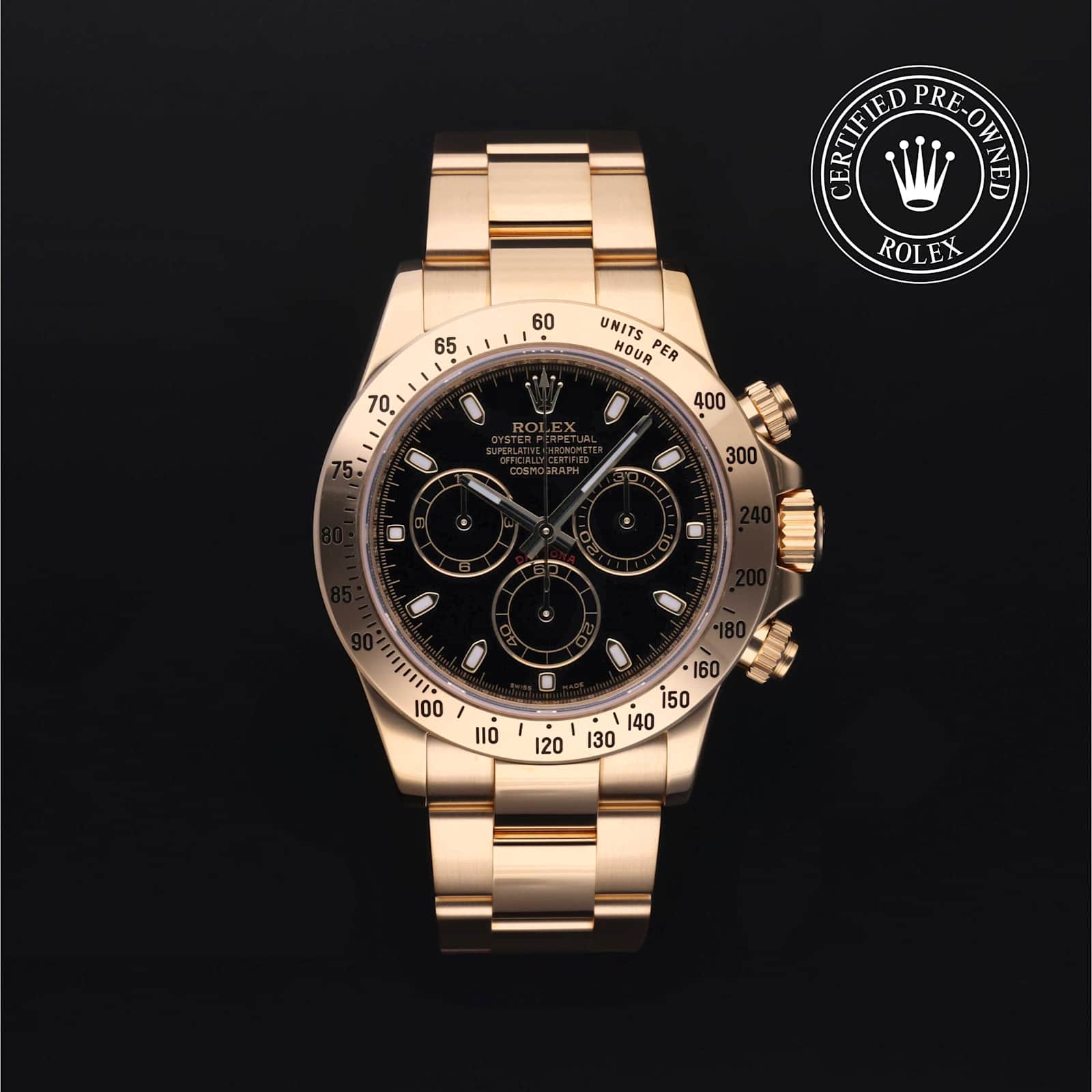 Rolex Cosmograph Daytona in Yellow Gold, 116528 - Bucherer