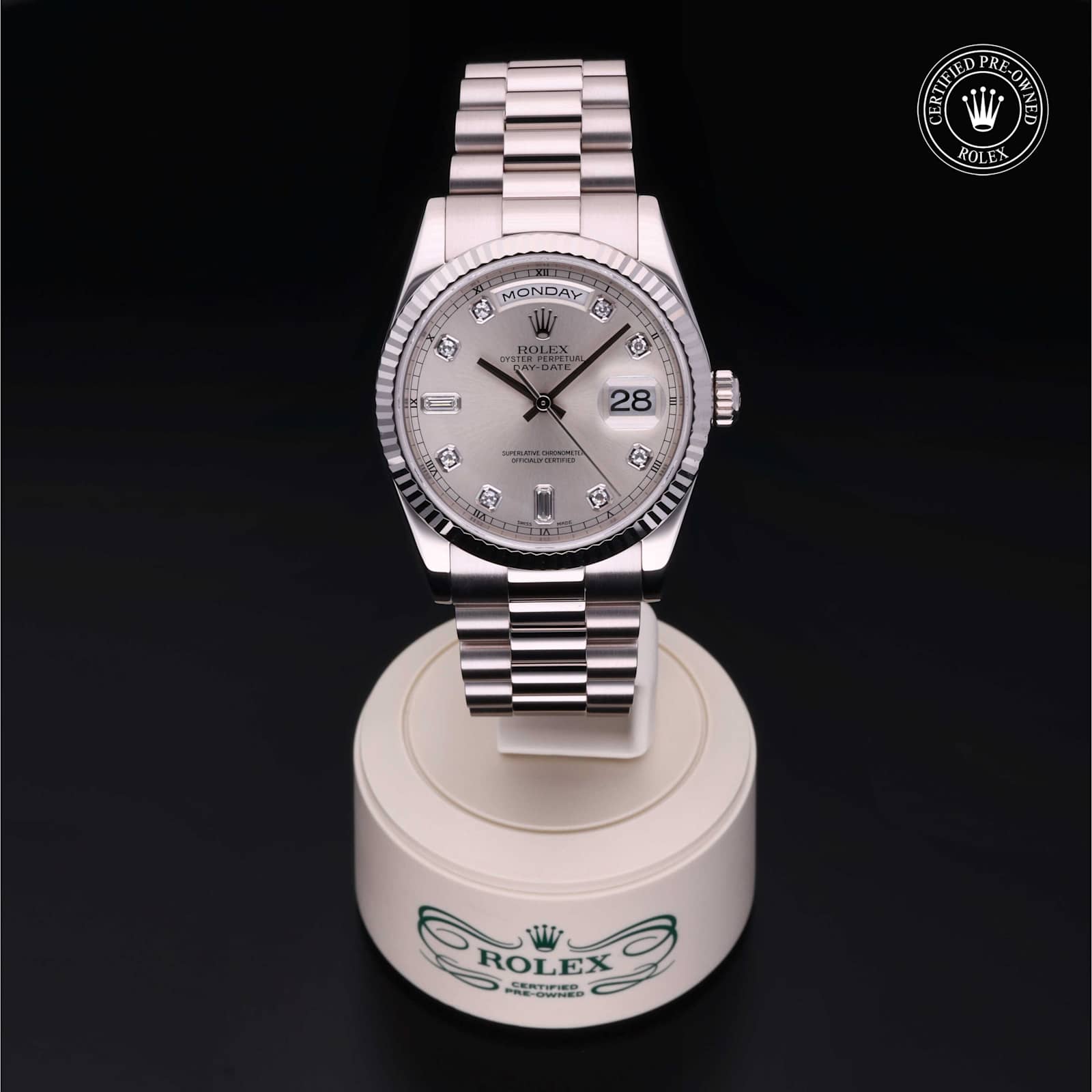 Rolex Day-Date in White Gold, 118239 - Bucherer