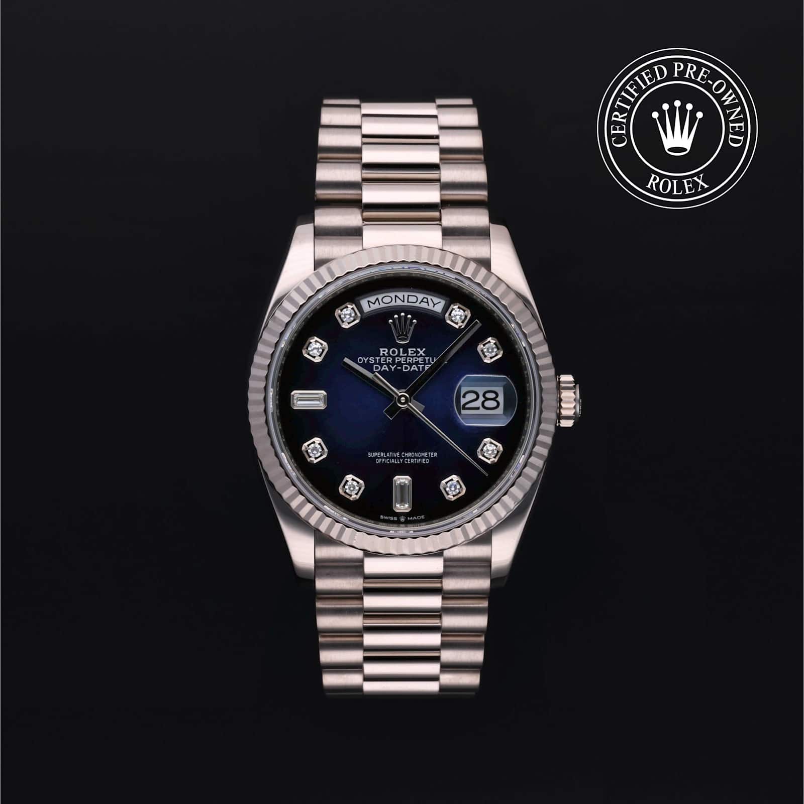 Rolex Day-Date in White Gold, 128239 - Bucherer