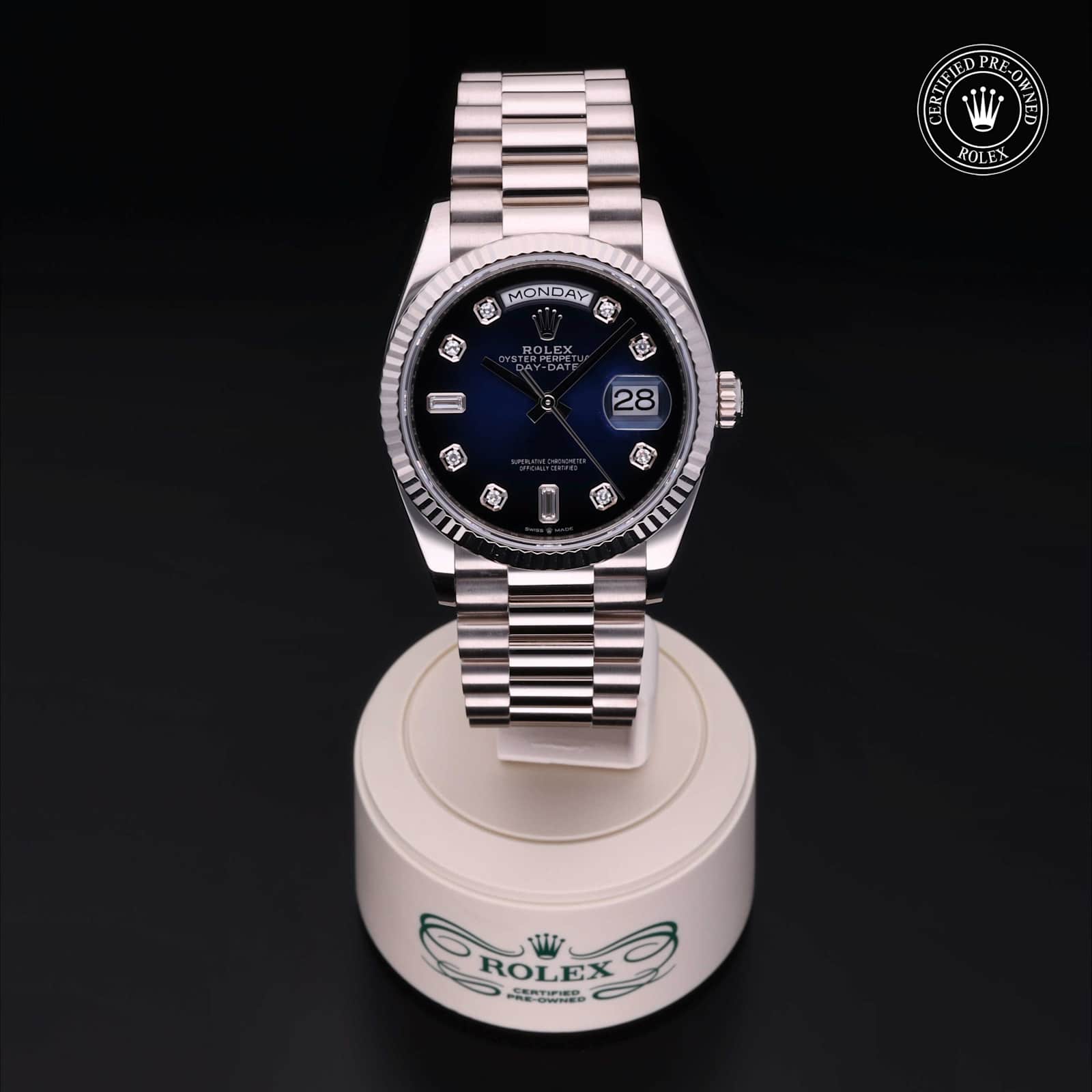 Rolex Day-Date in White Gold, 128239 - Bucherer