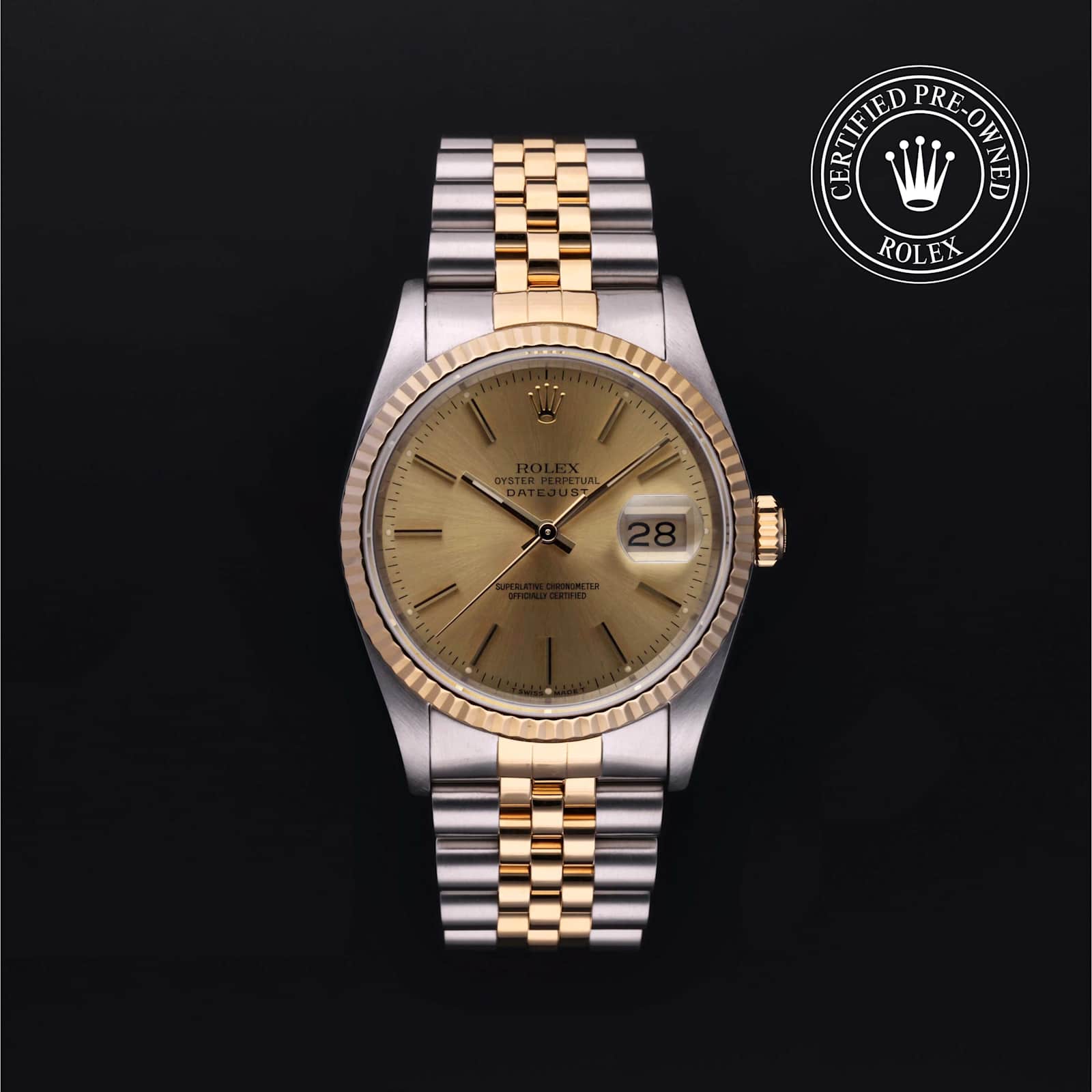 Rolex Datejust in Bicolour, 16233 - Bucherer
