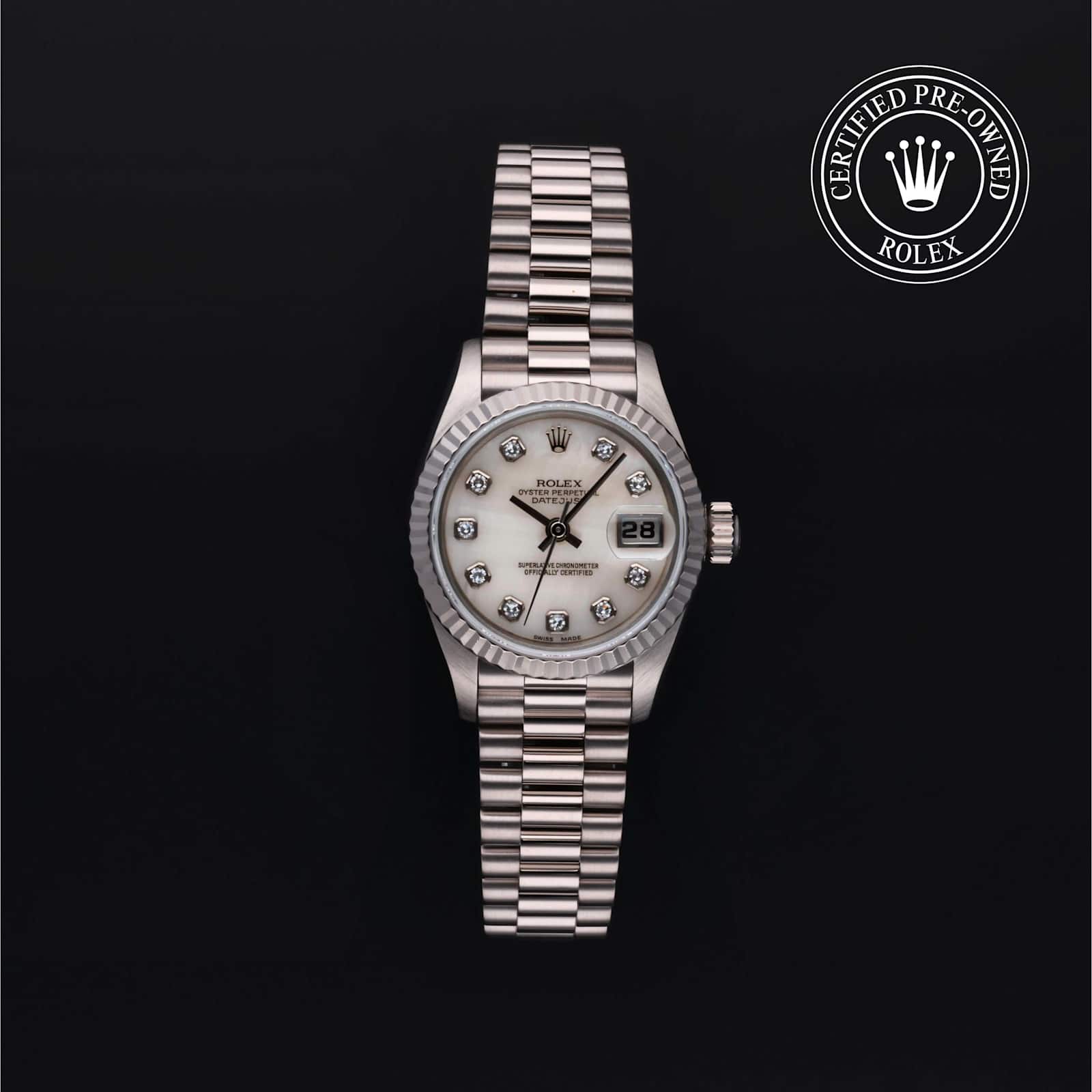 Rolex Datejust in White Gold, 69179 - Bucherer