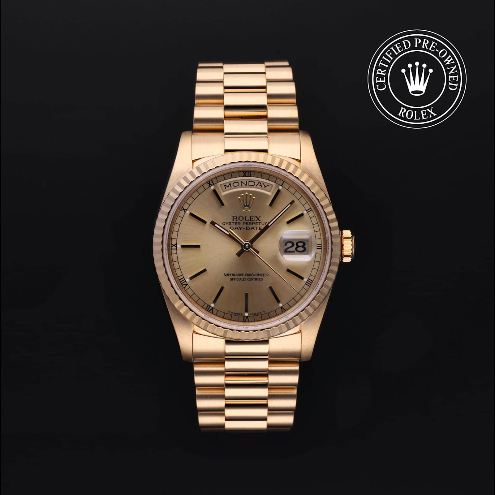Rolex Day-Date in Yellow Gold, 18238 - Bucherer