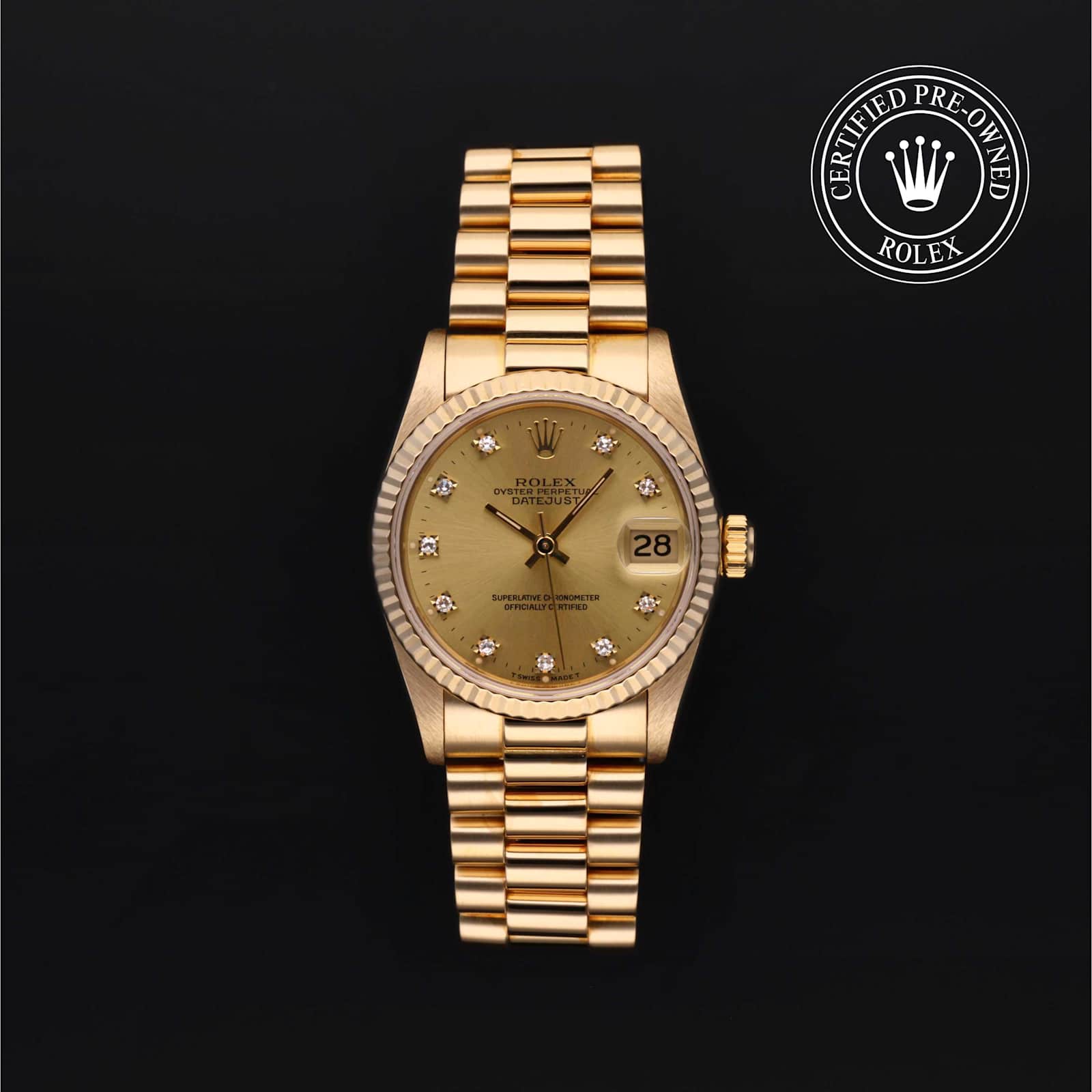 Rolex Datejust in Yellow Gold, 68278 - Bucherer