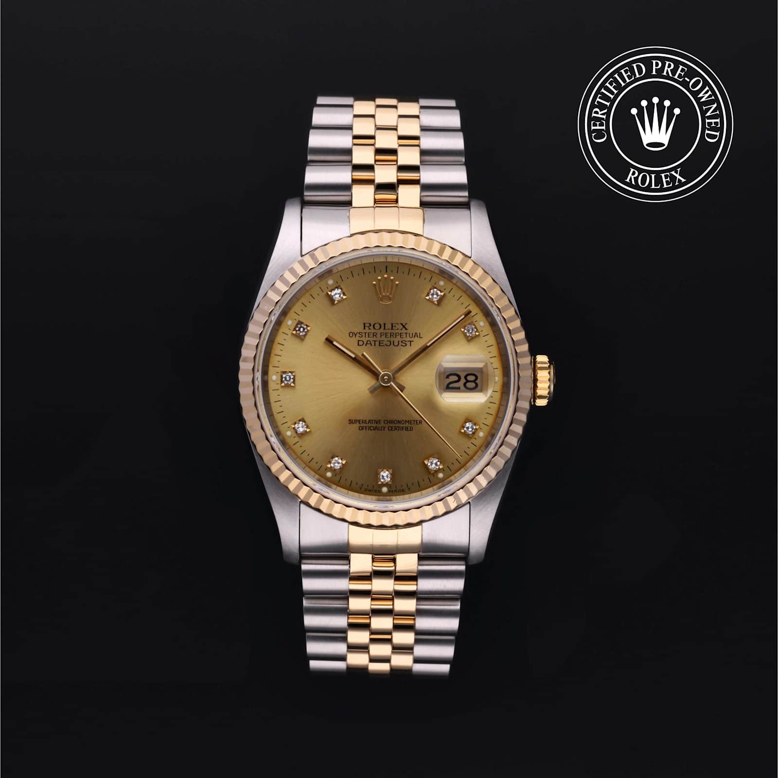 Rolex Datejust in Bicolour, 16233 - Bucherer