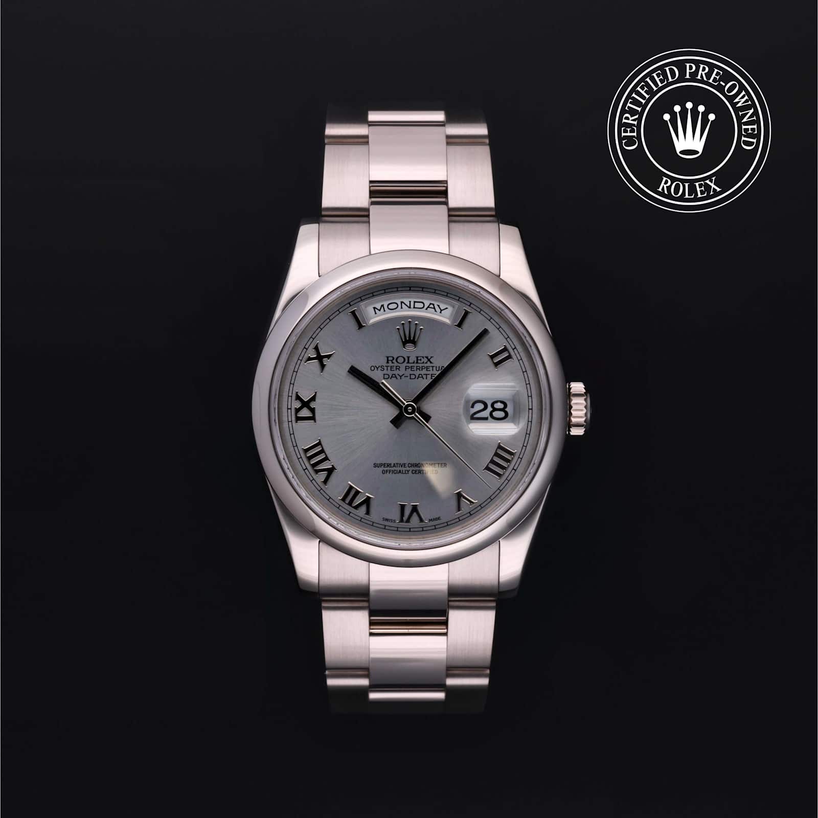 Rolex Day-Date in White Gold, 118209 - Bucherer