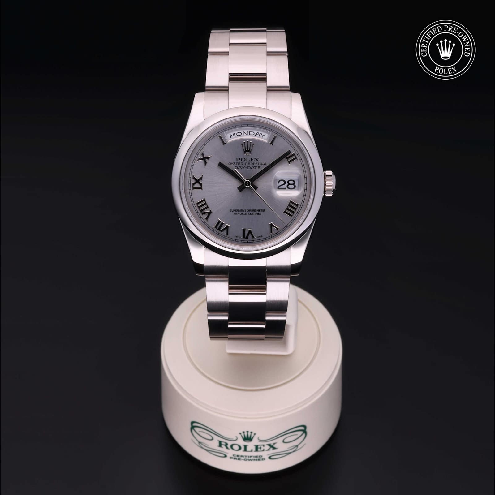 Rolex Day-Date in White Gold, 118209 - Bucherer