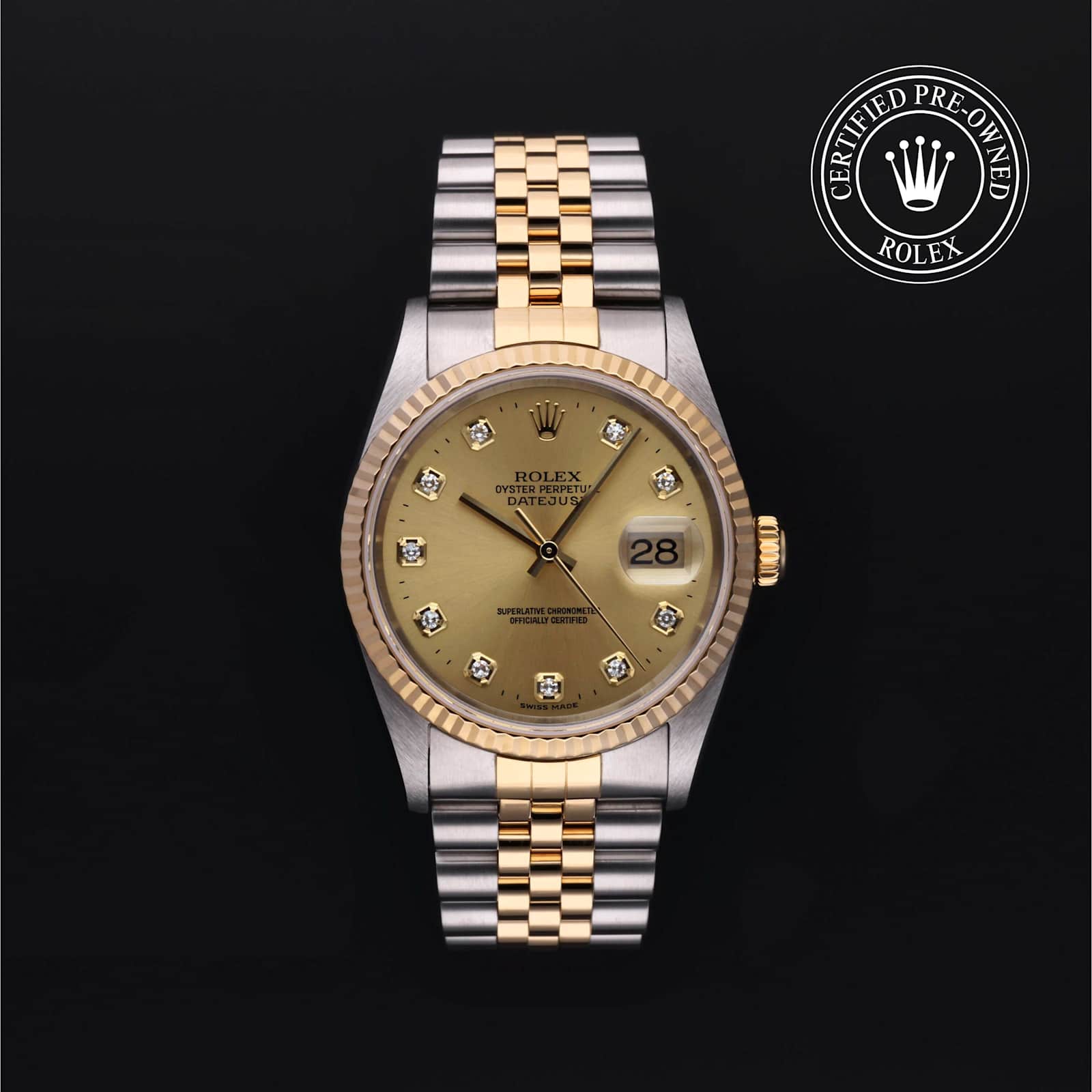 Rolex Datejust in Bicolour, 16233 - Bucherer
