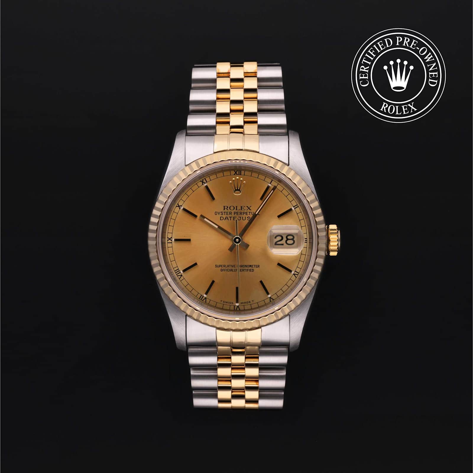Rolex Datejust in Bicolour, 16233 - Bucherer