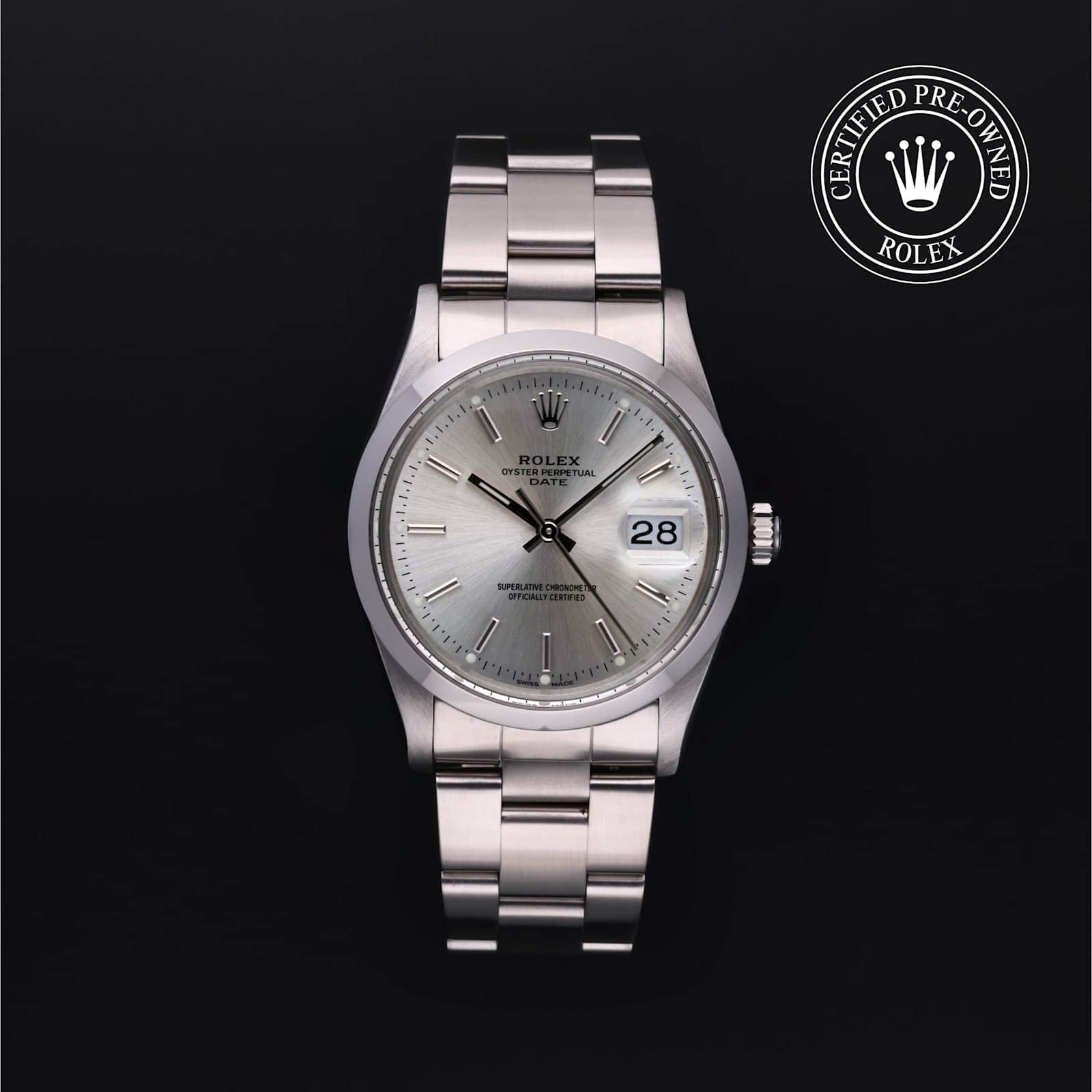 Rolex Date in Stahl, 15000 - Bucherer