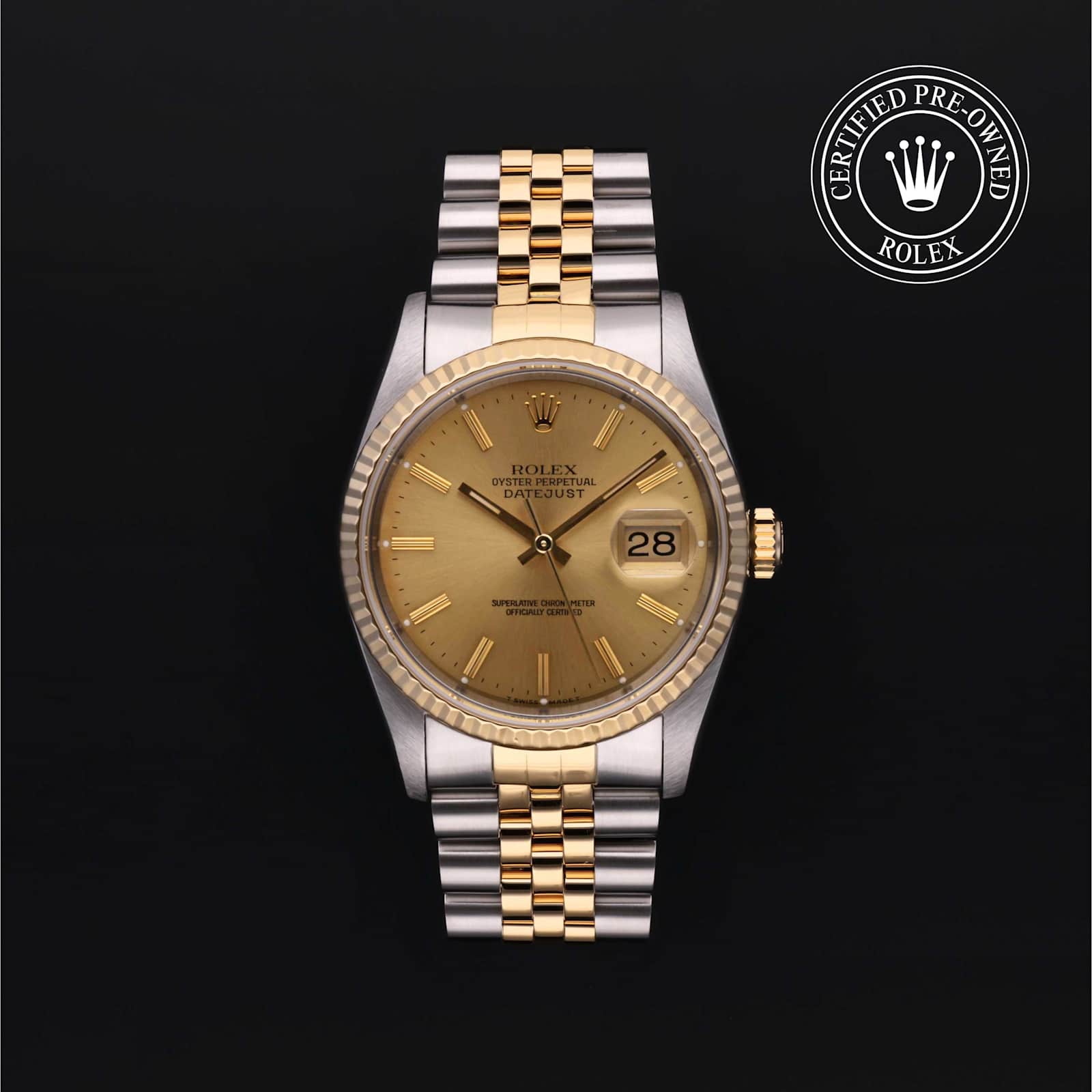 Rolex Datejust in Bicolour, 16233 - Bucherer