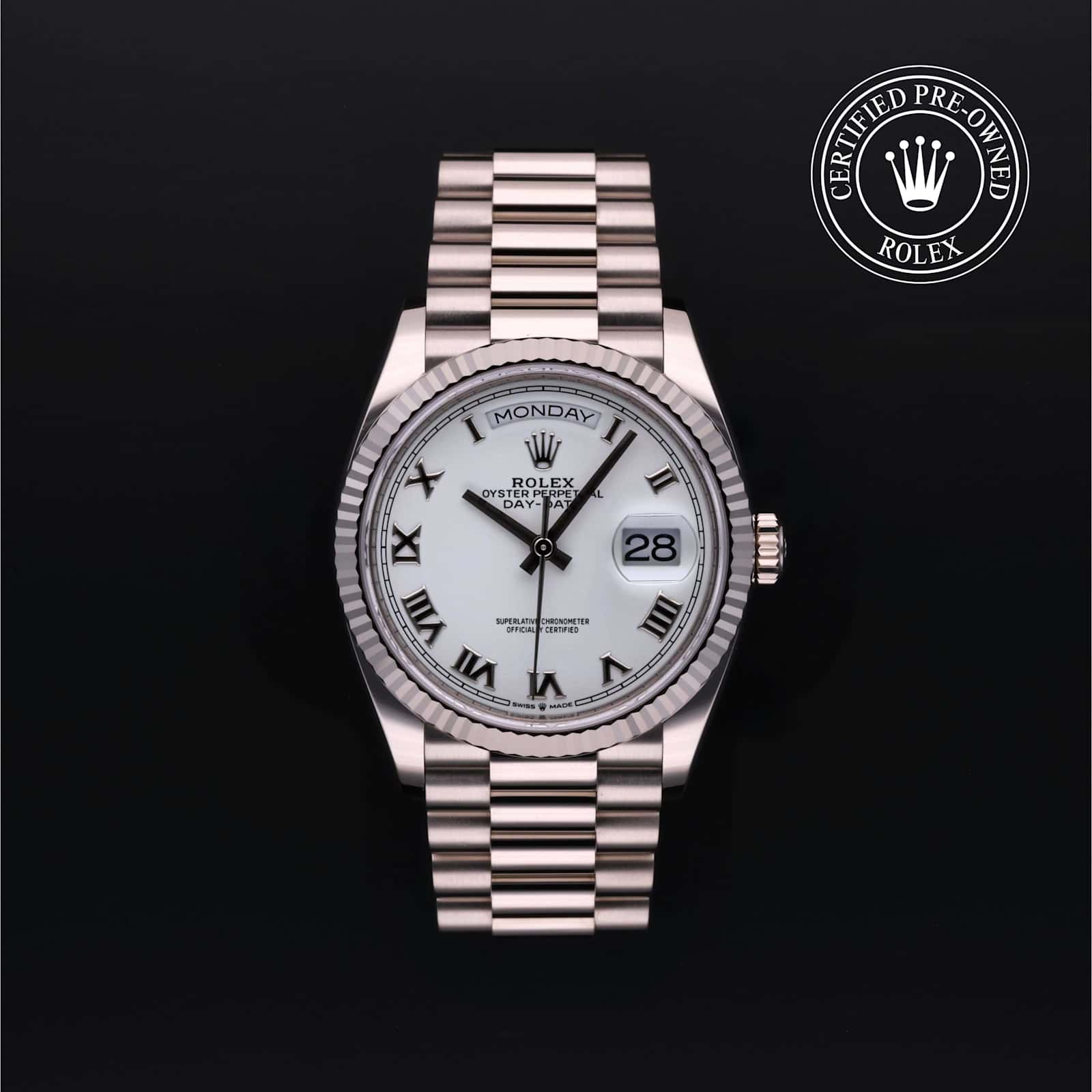 Rolex Day-Date in White Gold, 128239 - Bucherer