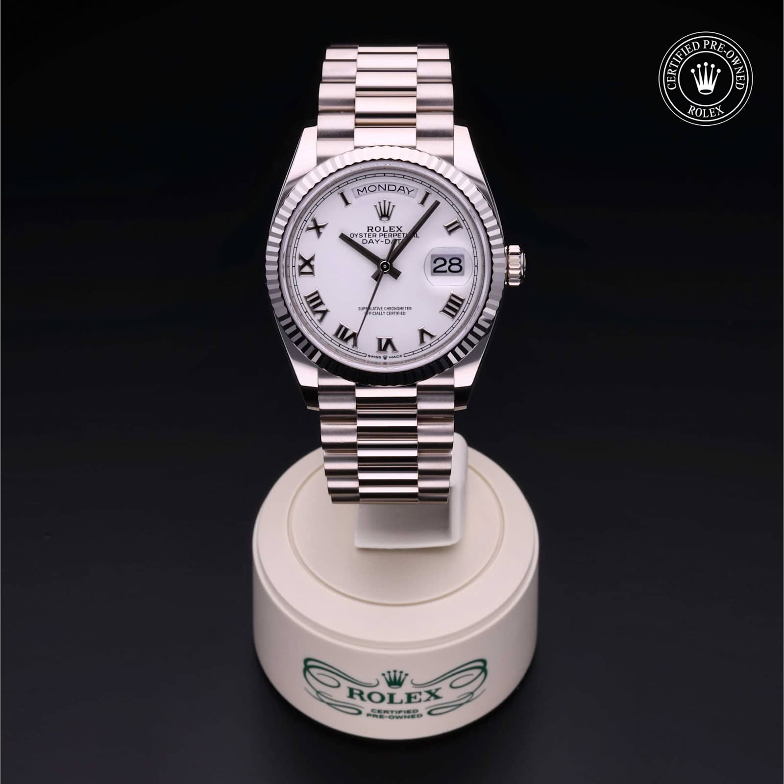Rolex Day-Date in White Gold, 128239 - Bucherer