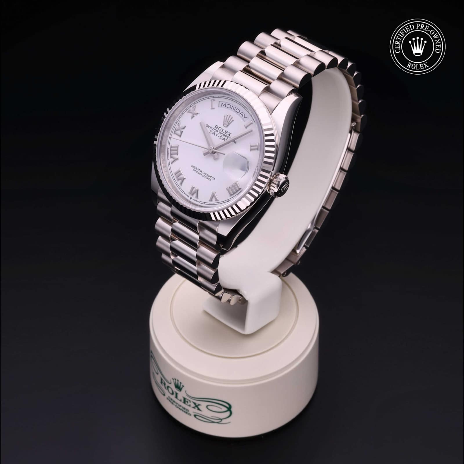Rolex Day-Date in White Gold, 128239 - Bucherer