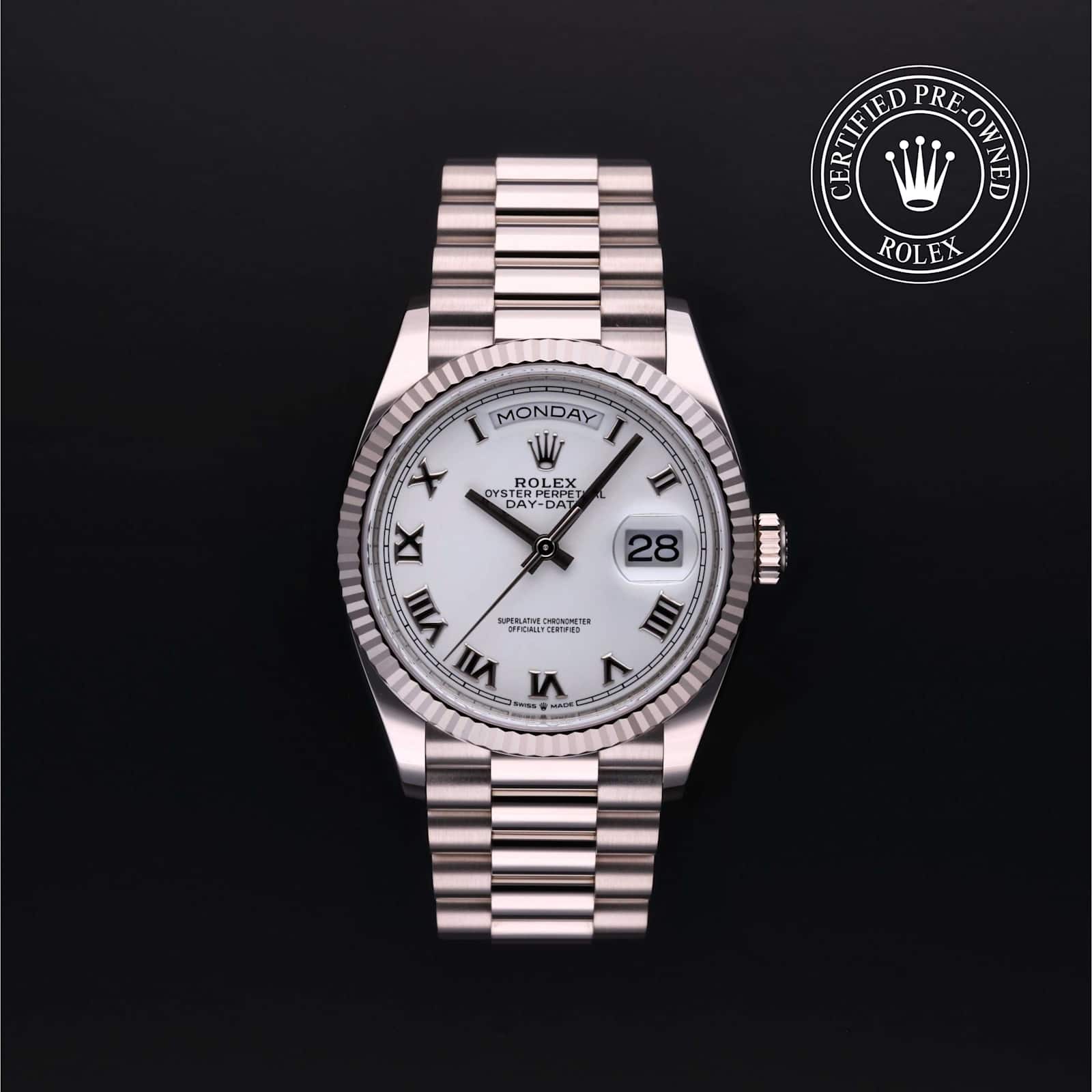Rolex Day-Date in White Gold, 128239 - Bucherer