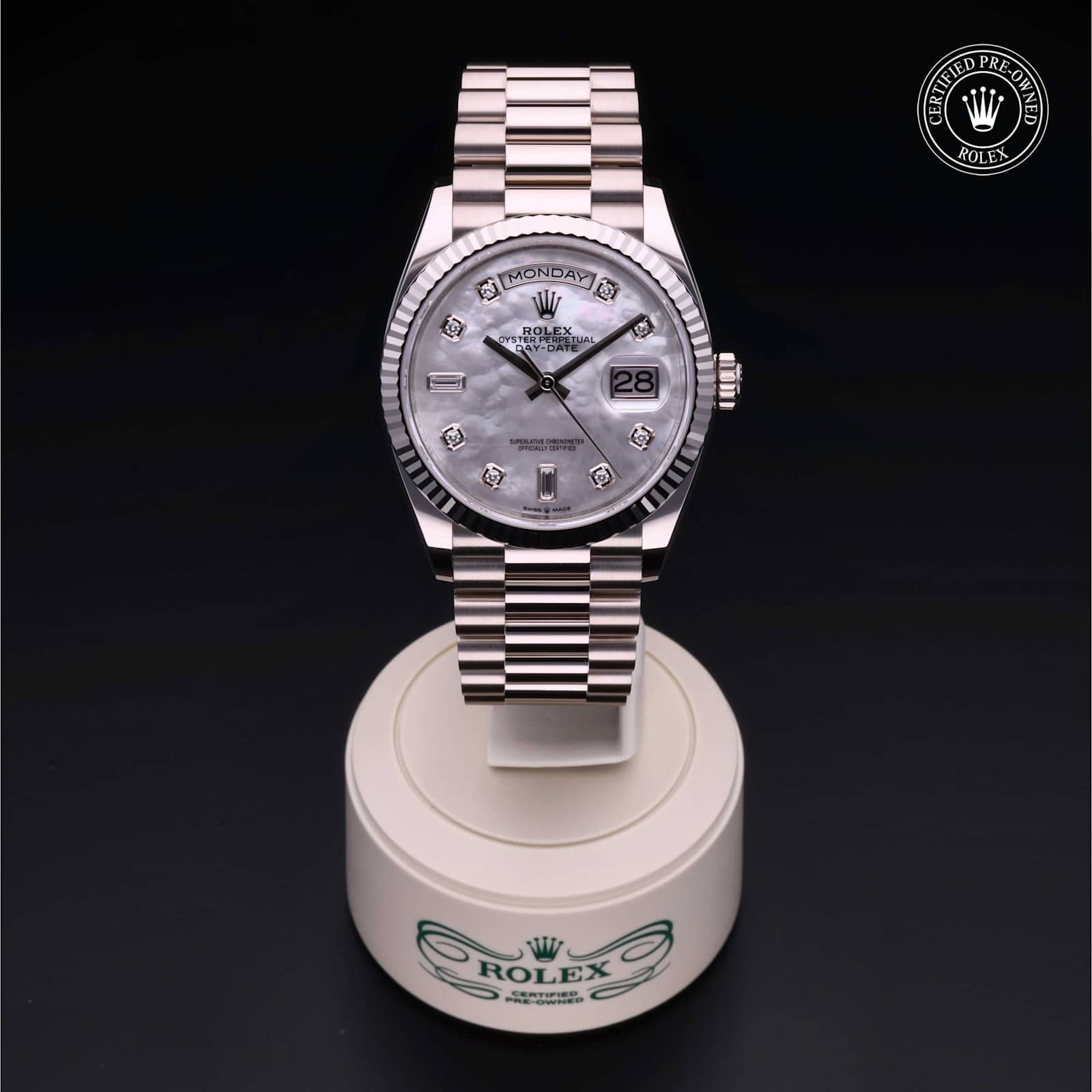 Rolex Day-Date in Weissgold, 128239 - Bucherer