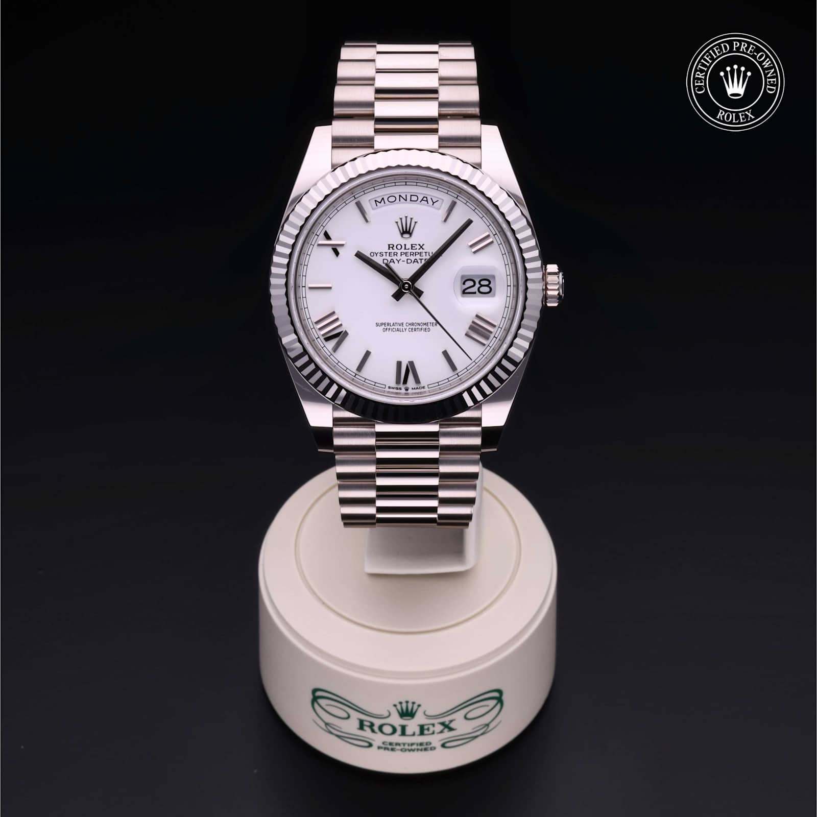 Rolex Day-Date in White Gold, 228239 - Bucherer