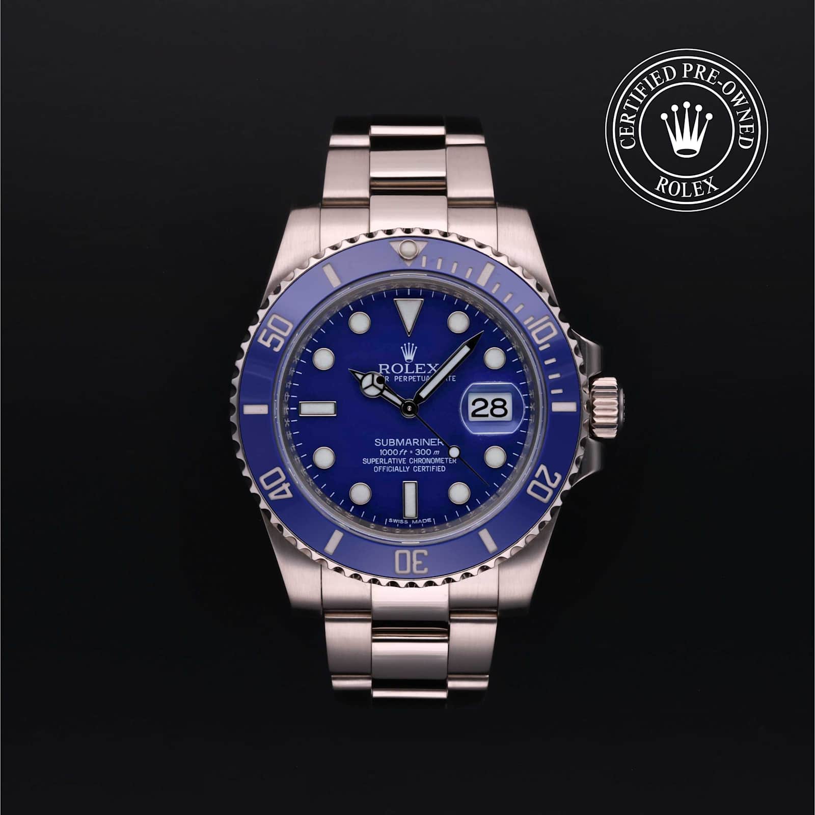 Rolex Submariner Date in Weissgold, 116619 - Bucherer