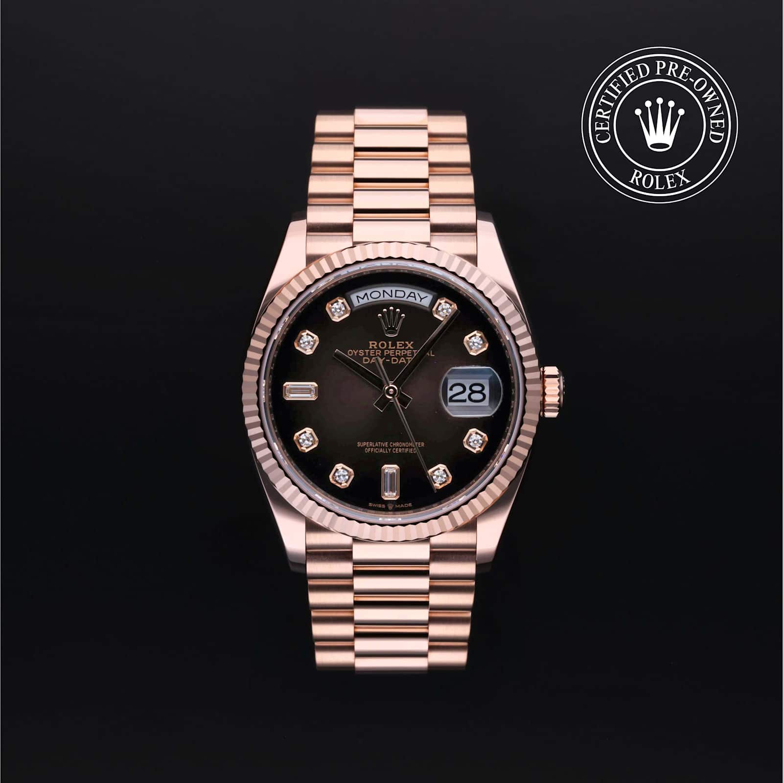 Rolex Day-Date in Rose Gold, 128235 - Bucherer