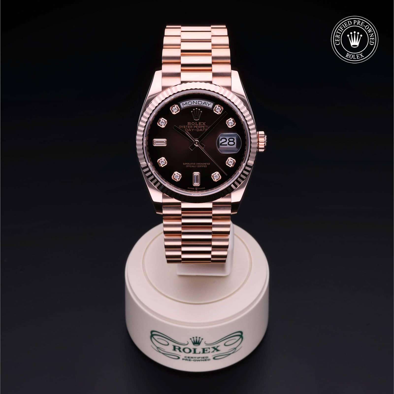 Rolex Day-Date in Rose Gold, 128235 - Bucherer